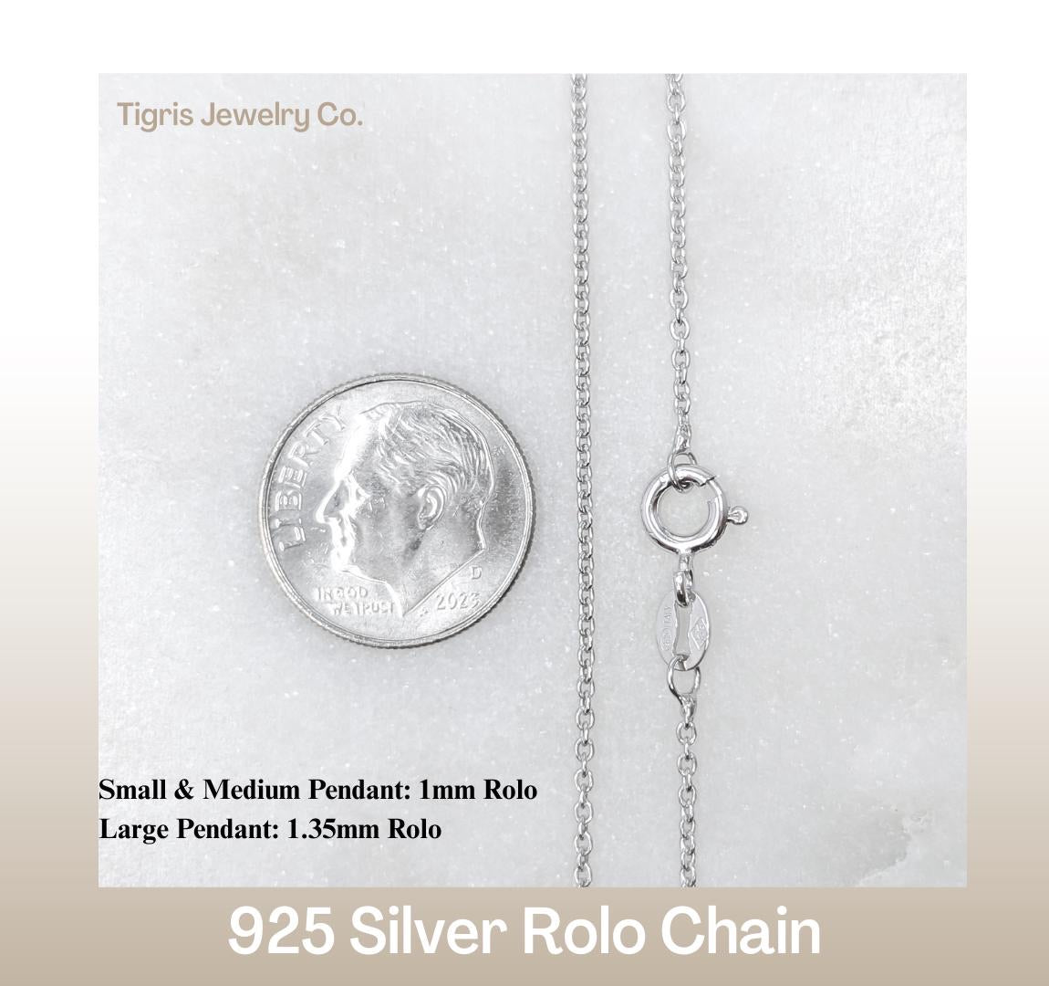 Pavé Cross Pendant - .925 Sterling Silver Pendant