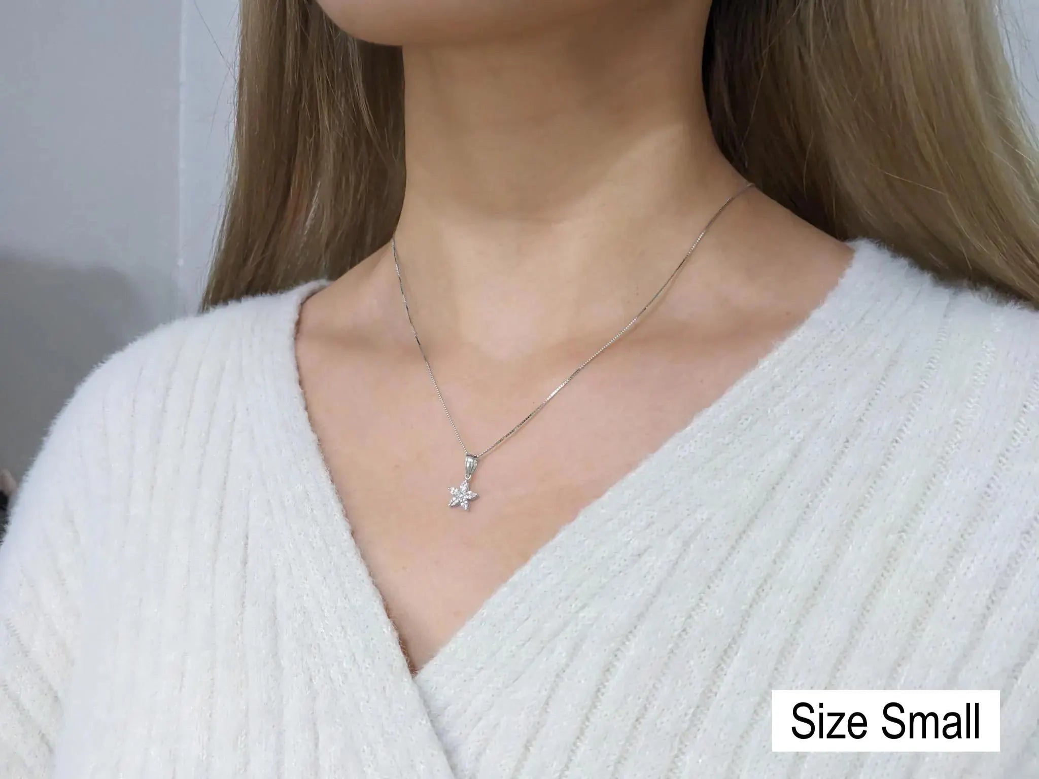 Lily Flower Pendant– .925 Sterling Silver