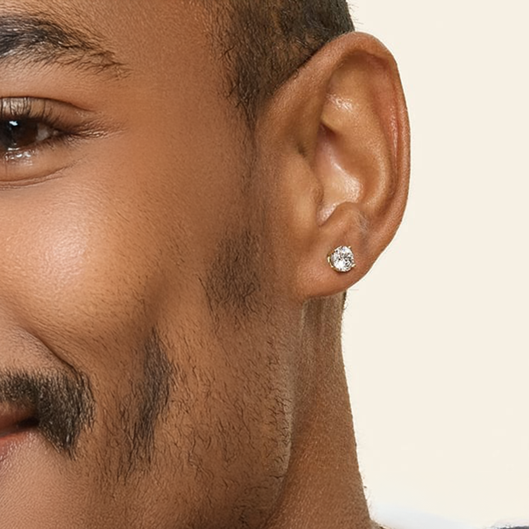 Solitaire Stud Earrings