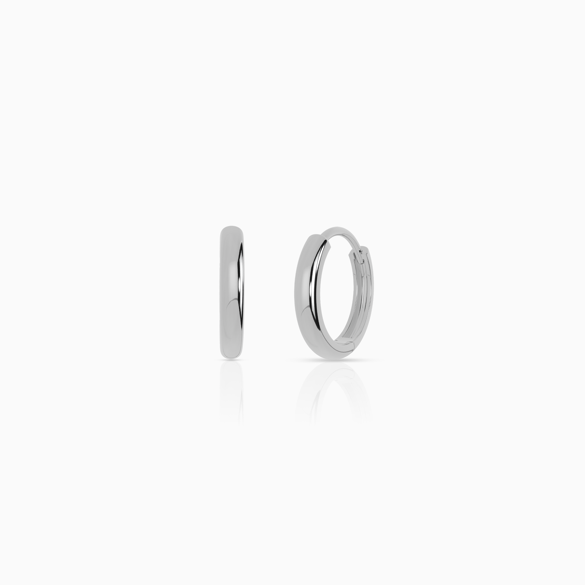Small Gold Hoop Earrings - 10.6mm