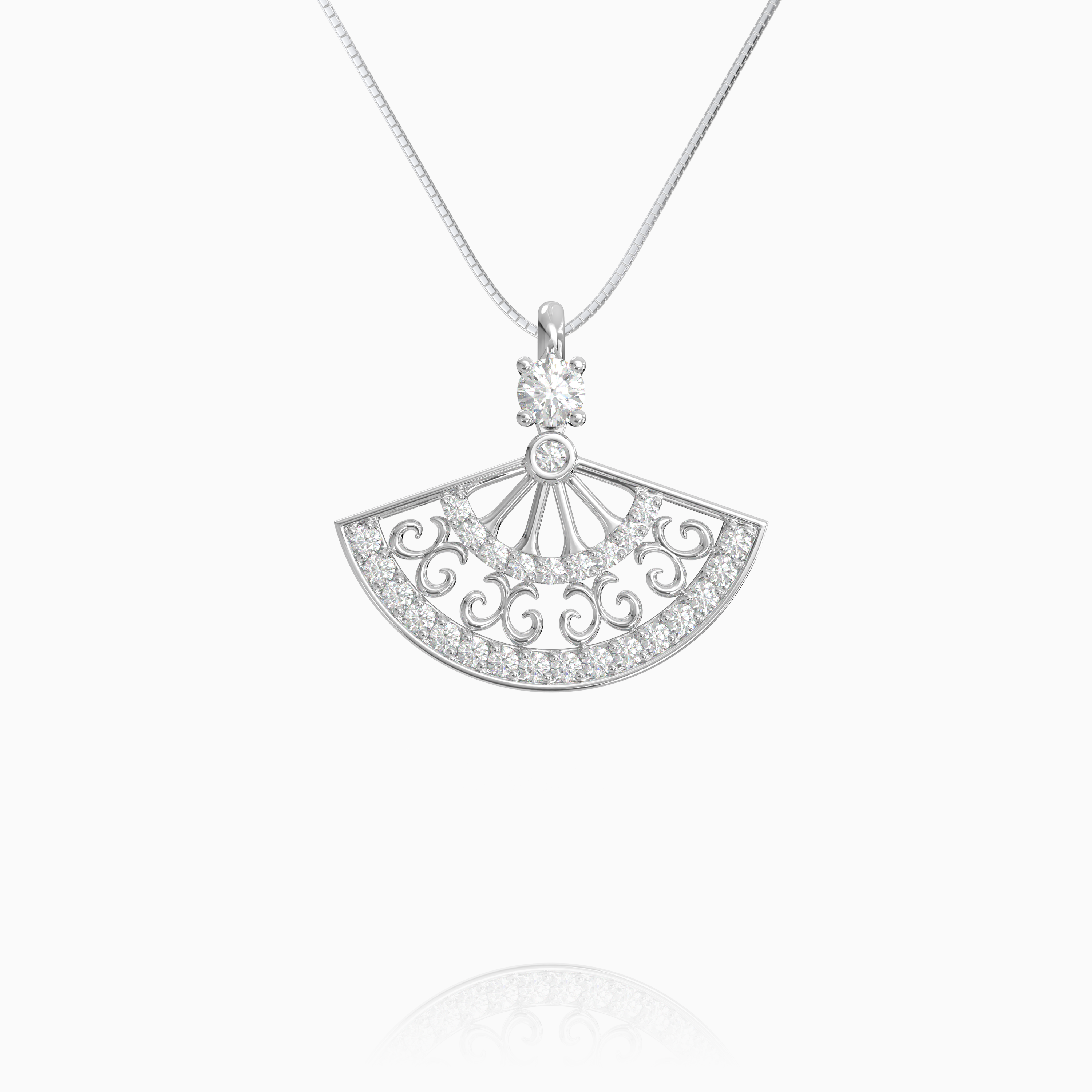 Vintage Fan Pendant