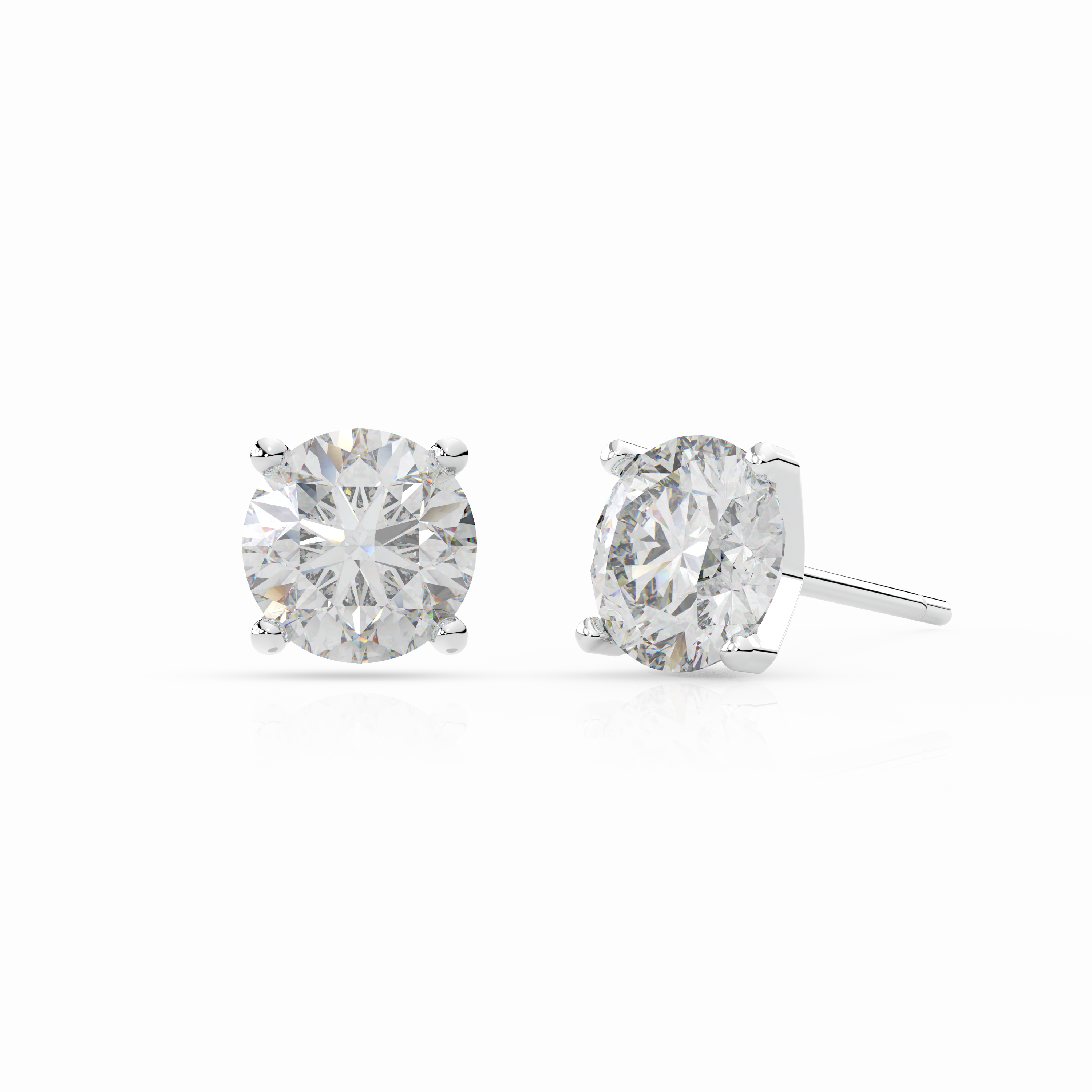 Martini Solitaire Earrings