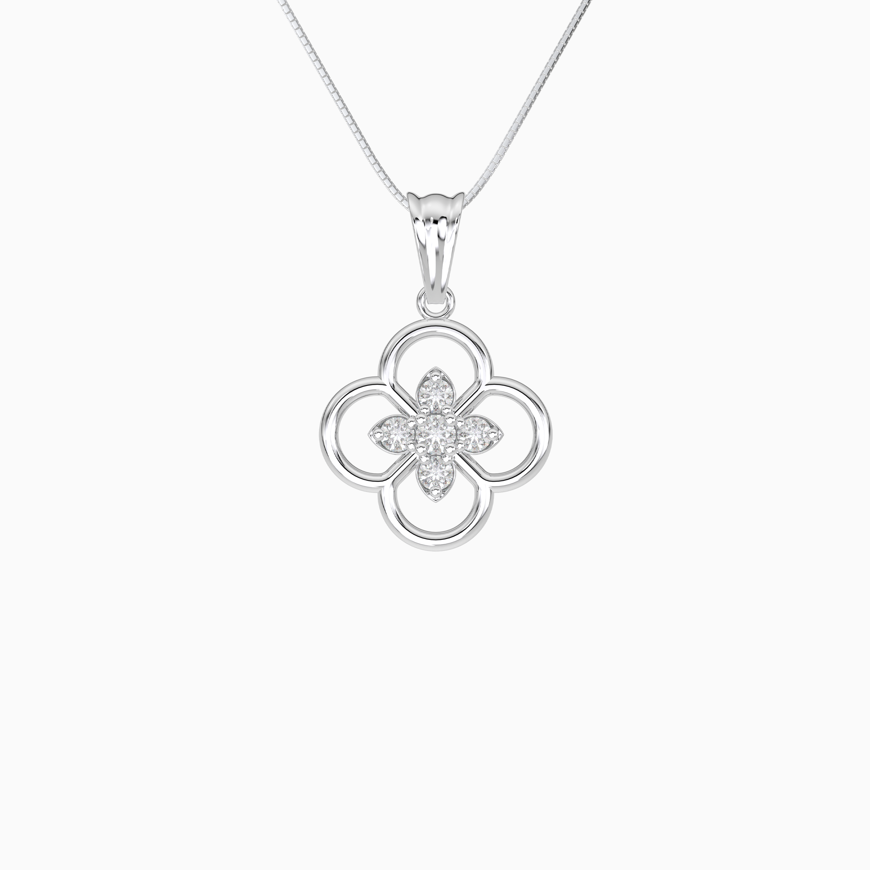 Gold Clover Pendant