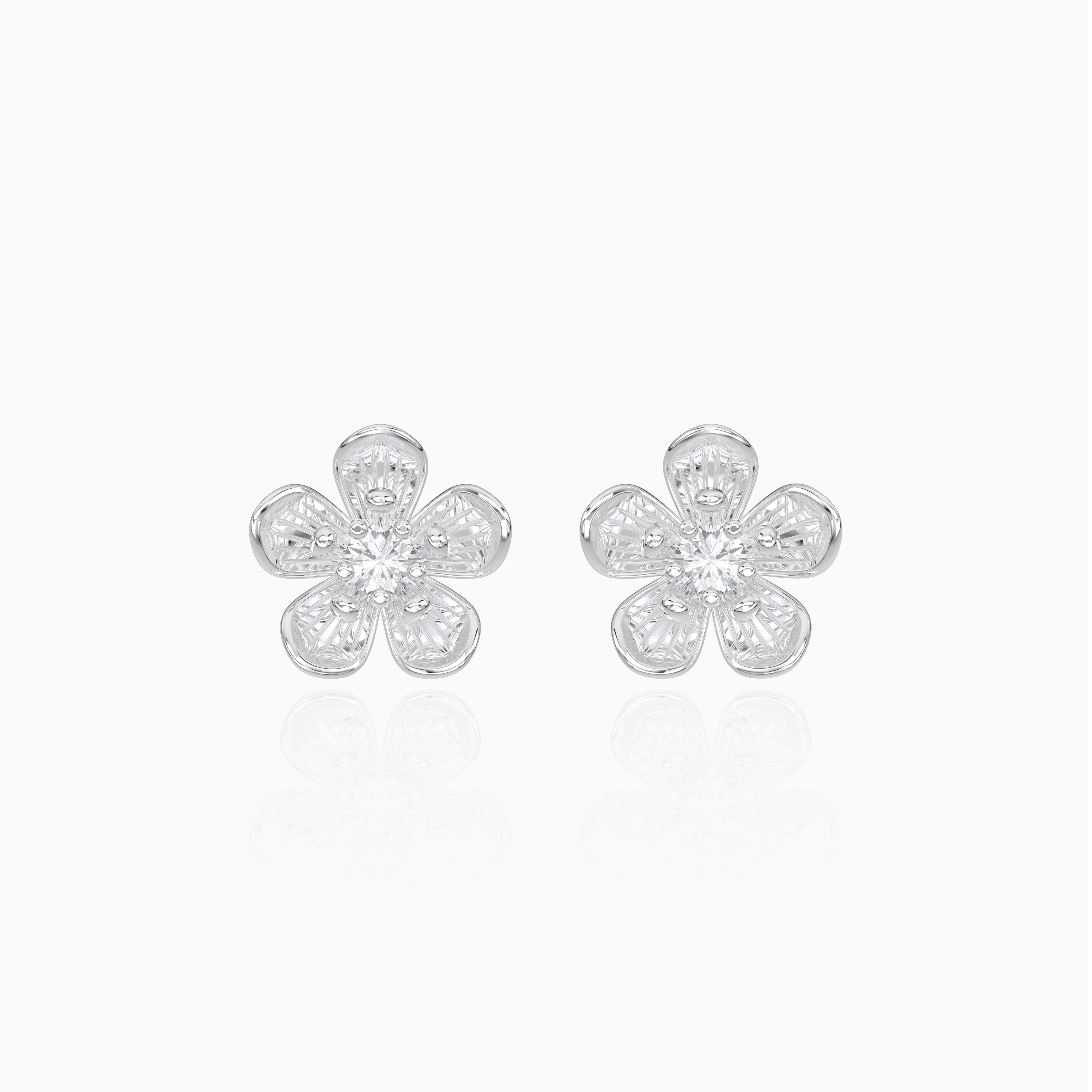 Small Flower Stud Earrings
