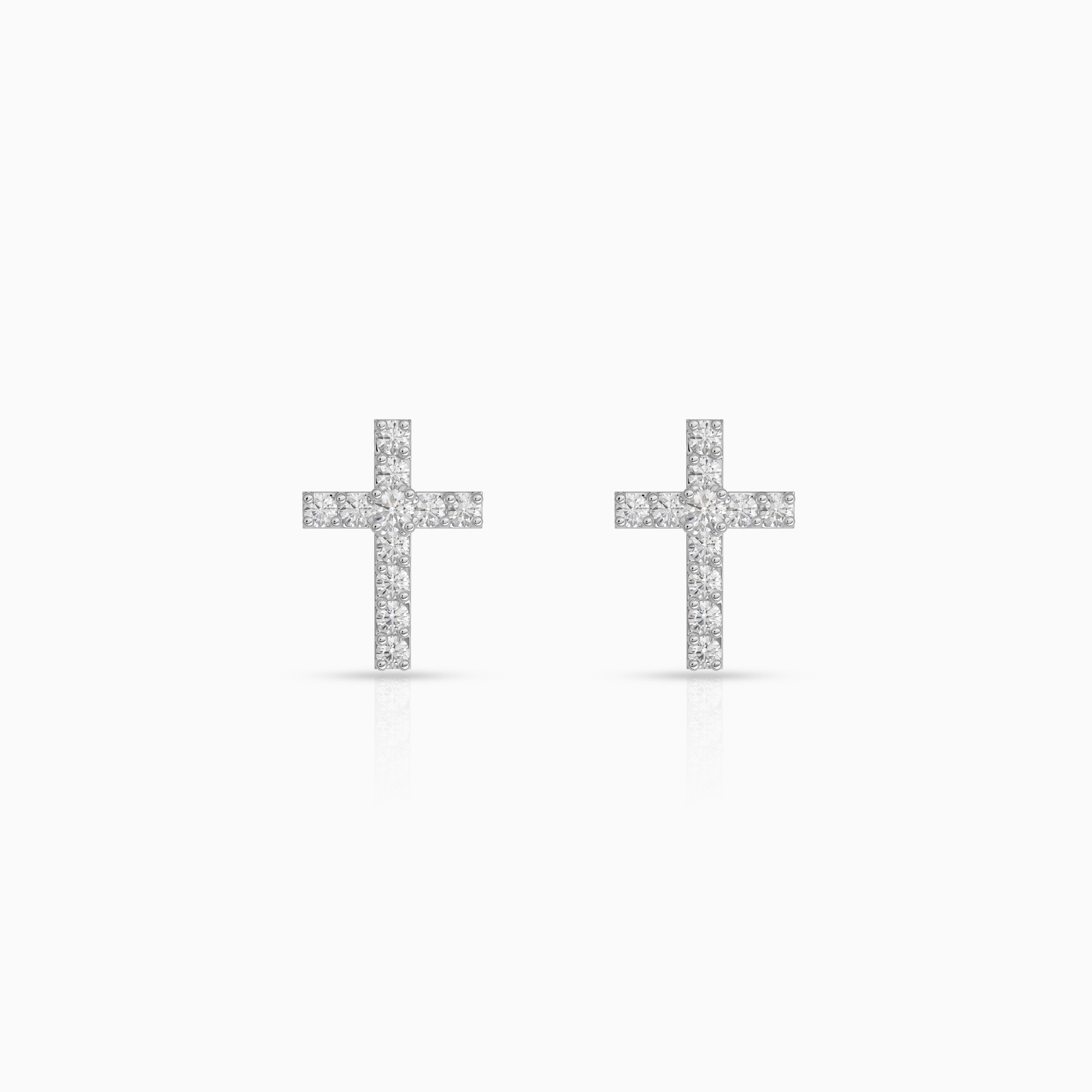 Mini Cross Earrings