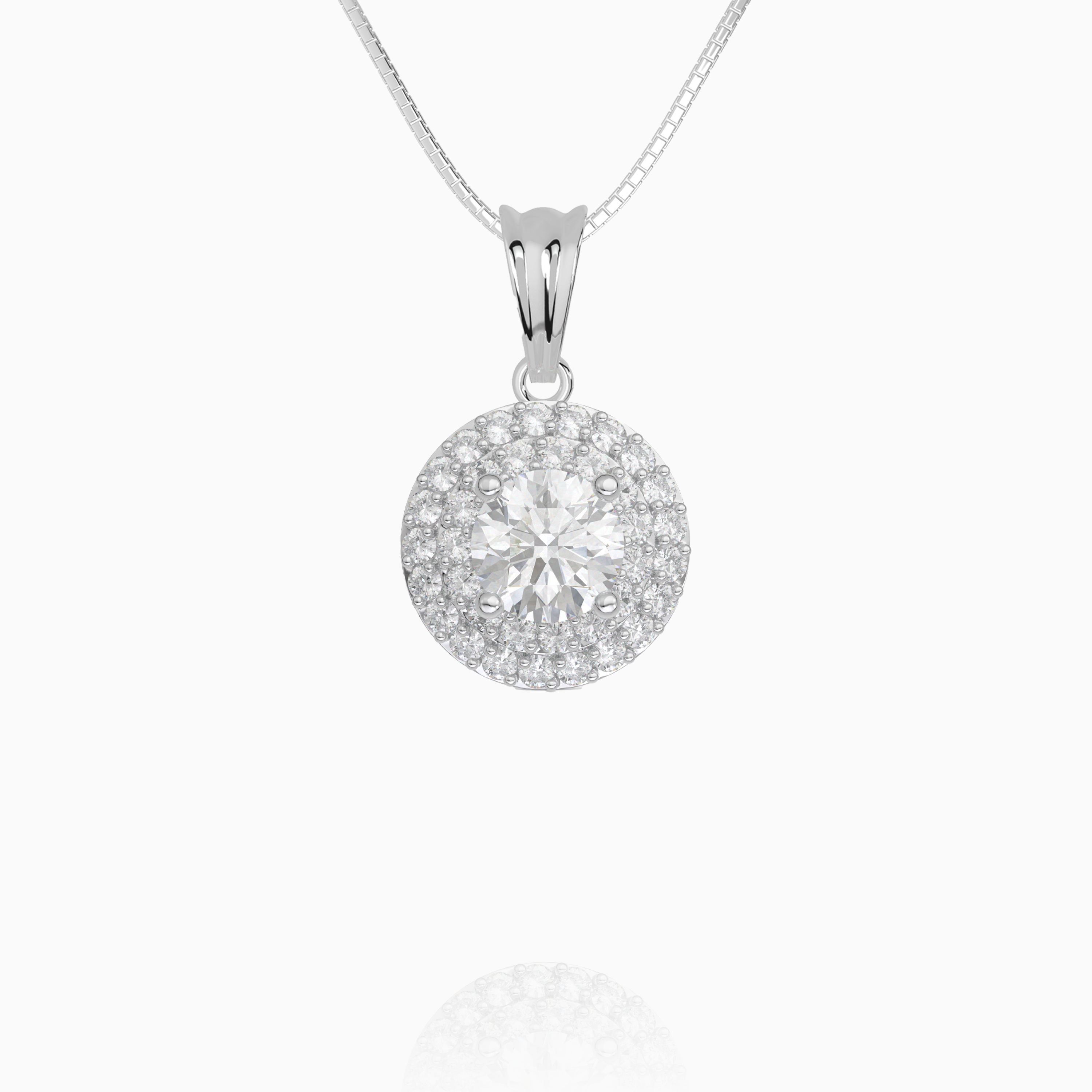 Double Halo Pendant