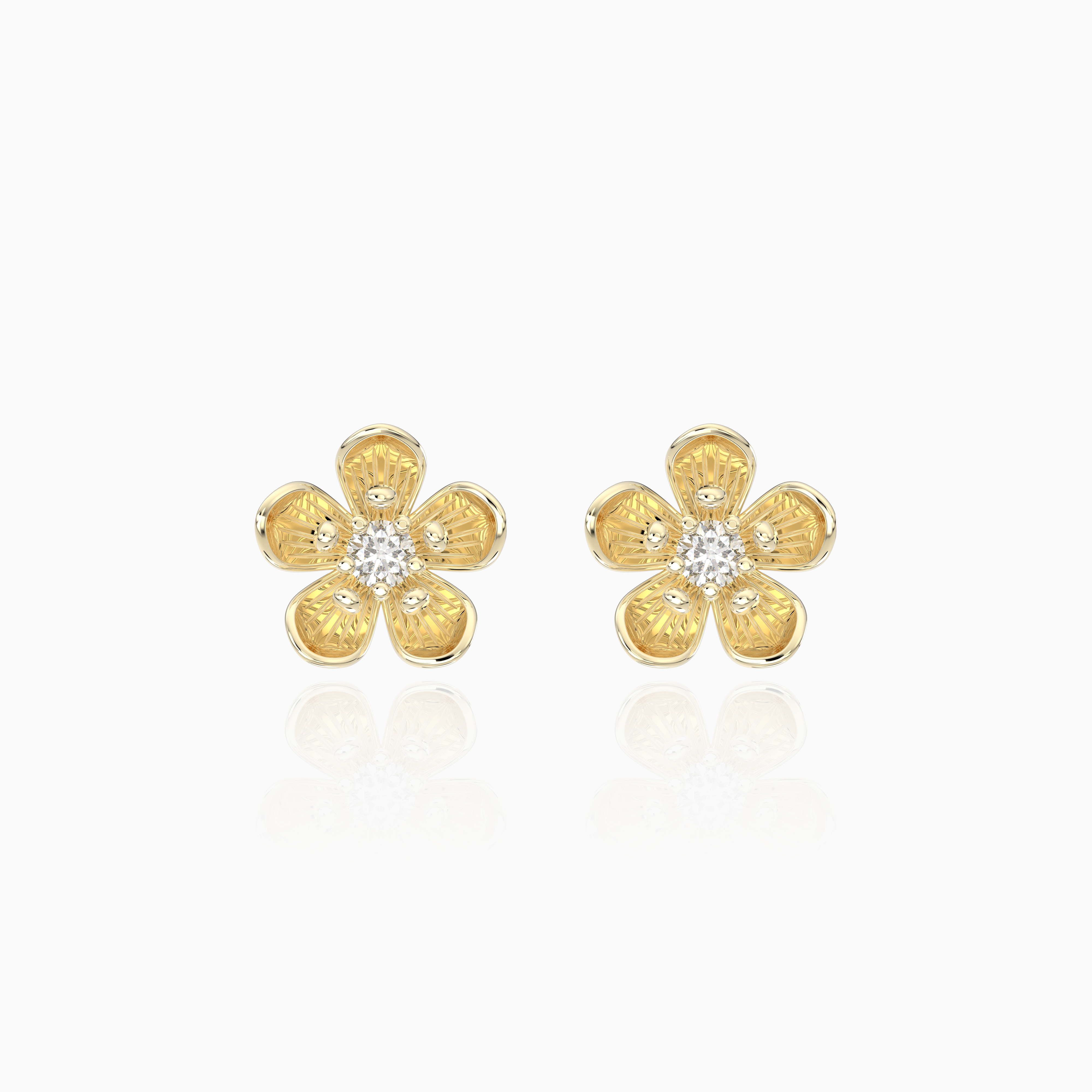 Small Flower Stud Earrings