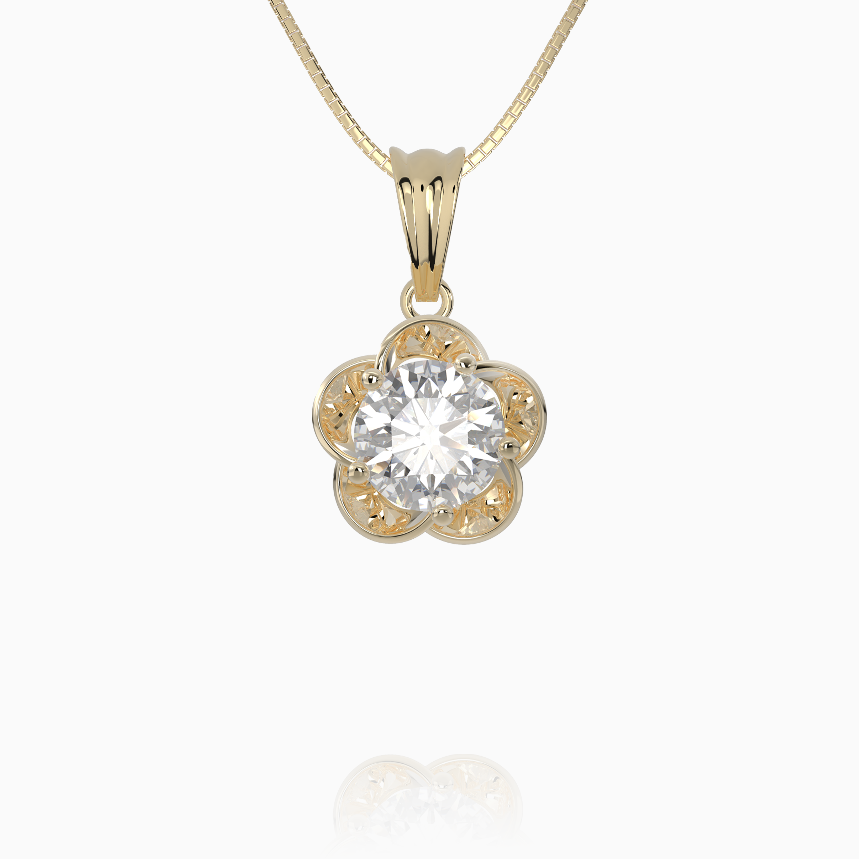 Plumeria Flower Pendant