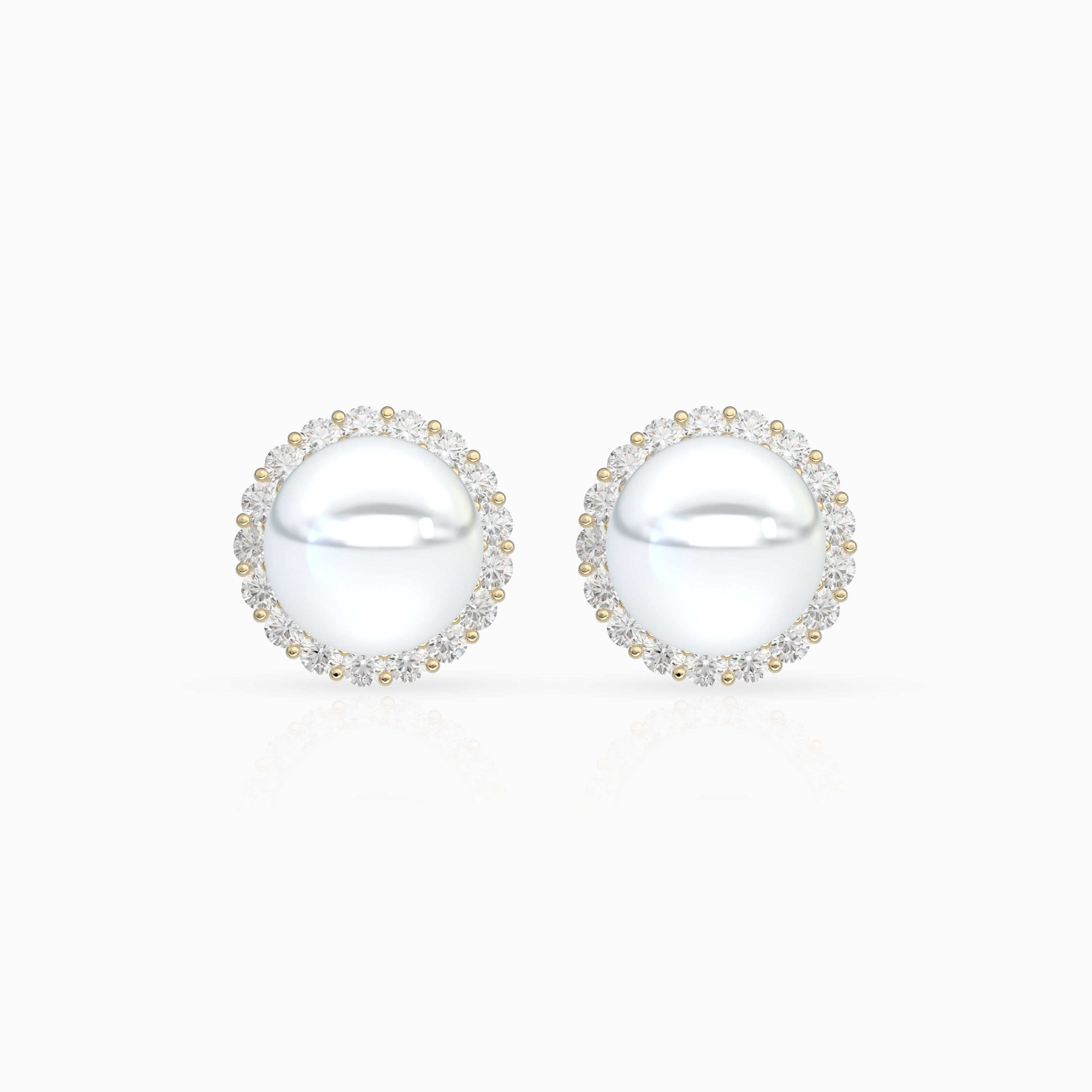Pearl Halo Earrings