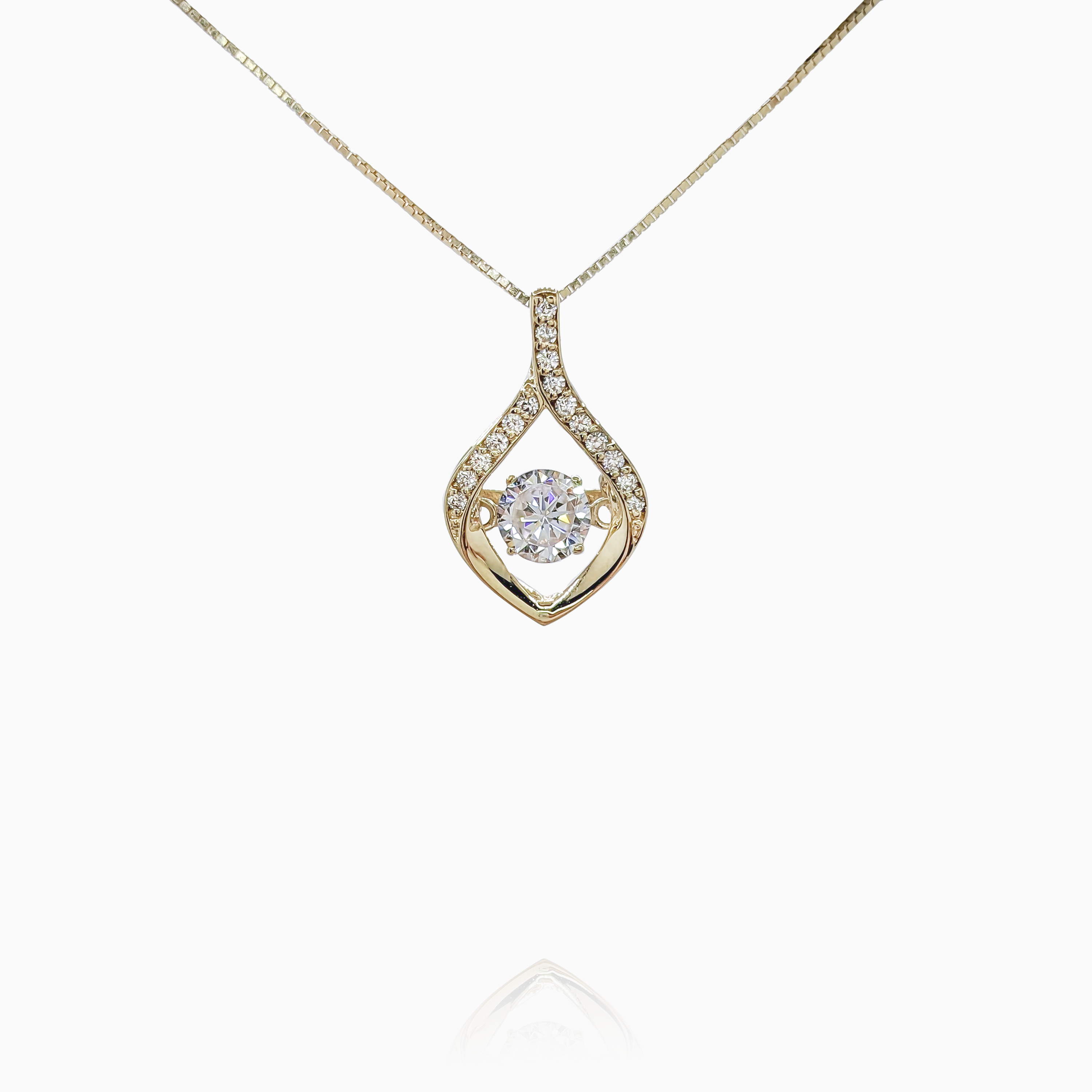 Tear Drop Dancing Pendant