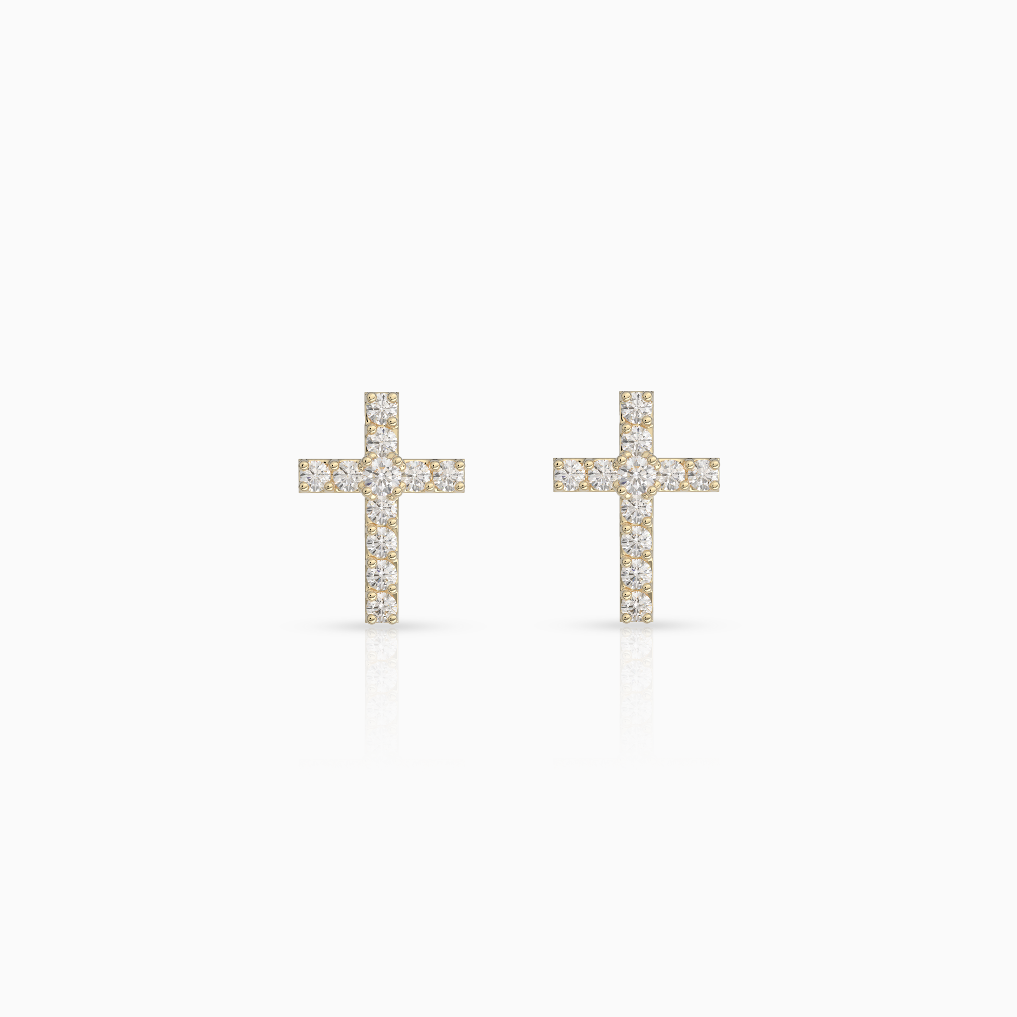 Mini Cross Earrings