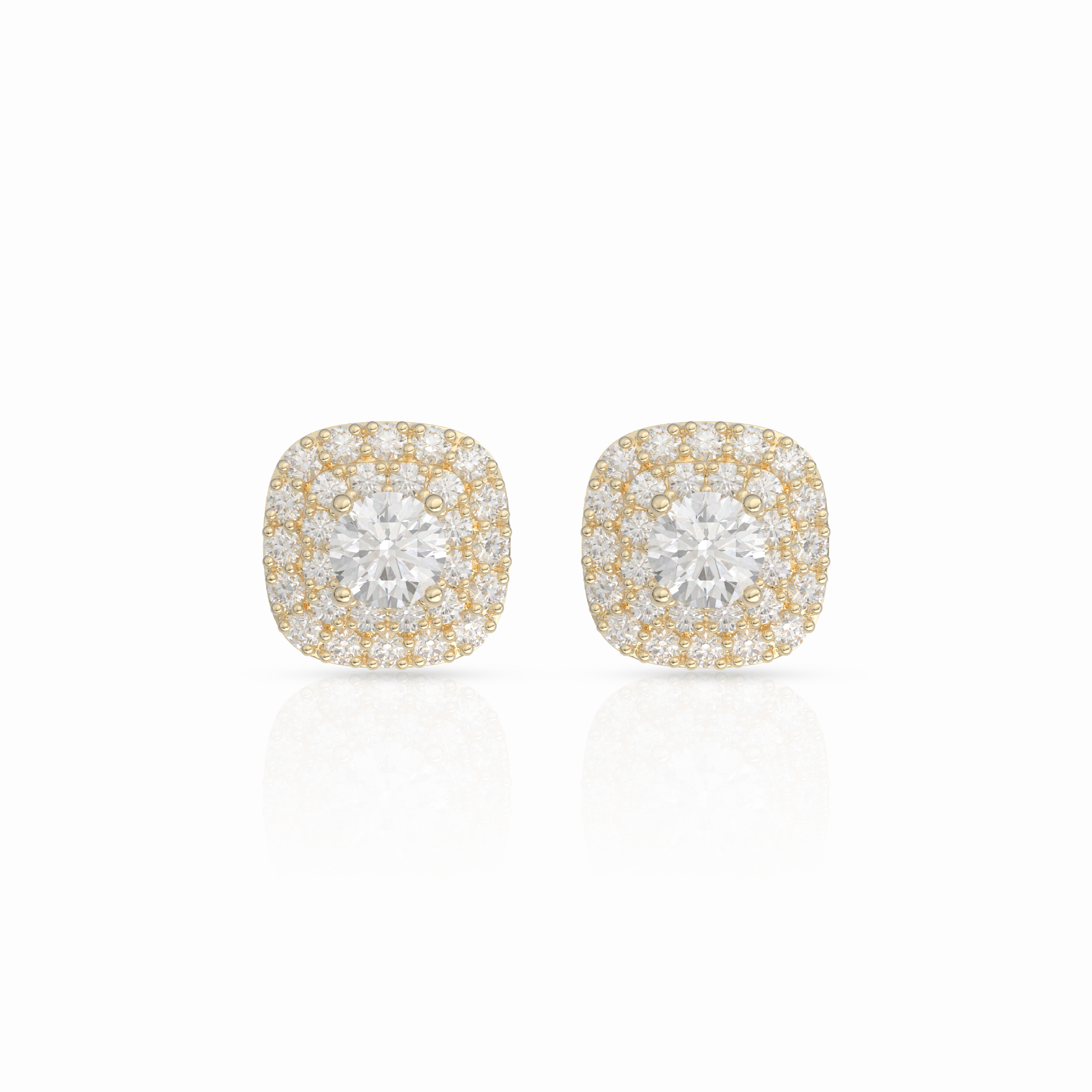 Square Cushion Earrings