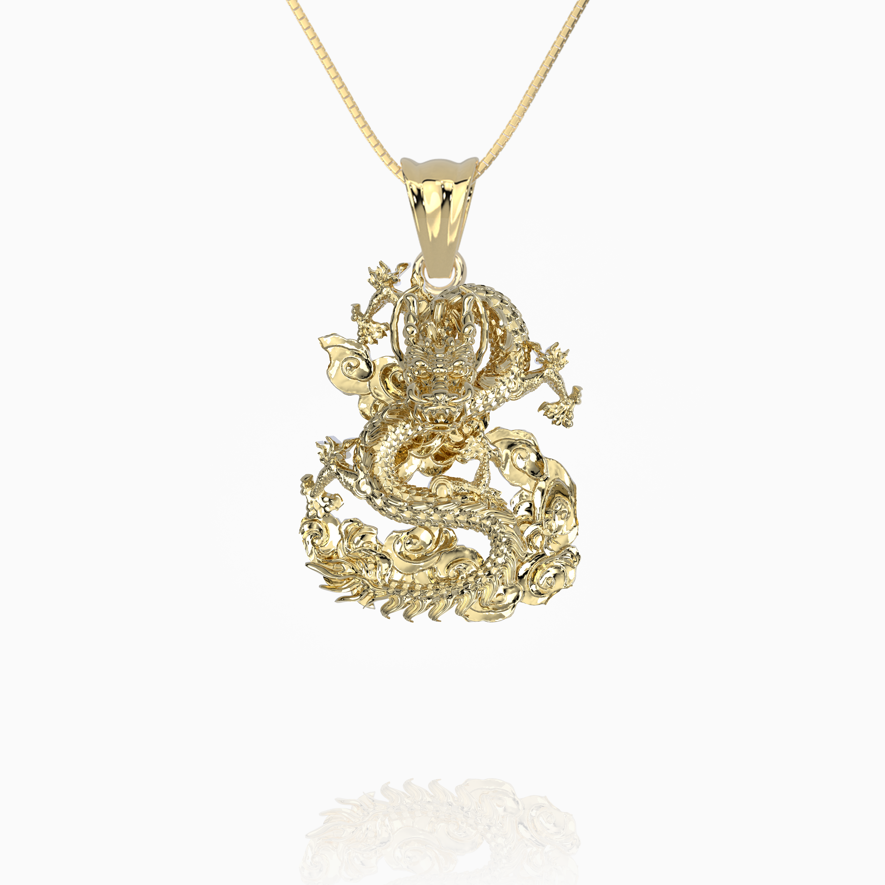Dragon on Clouds Pendant