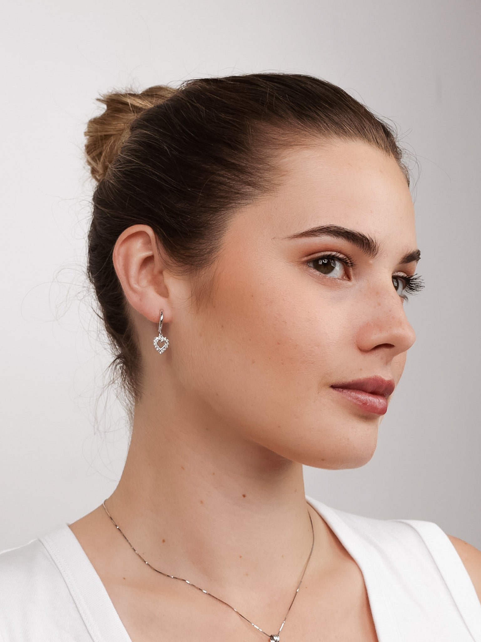 Classic Heart Hoop Earrings