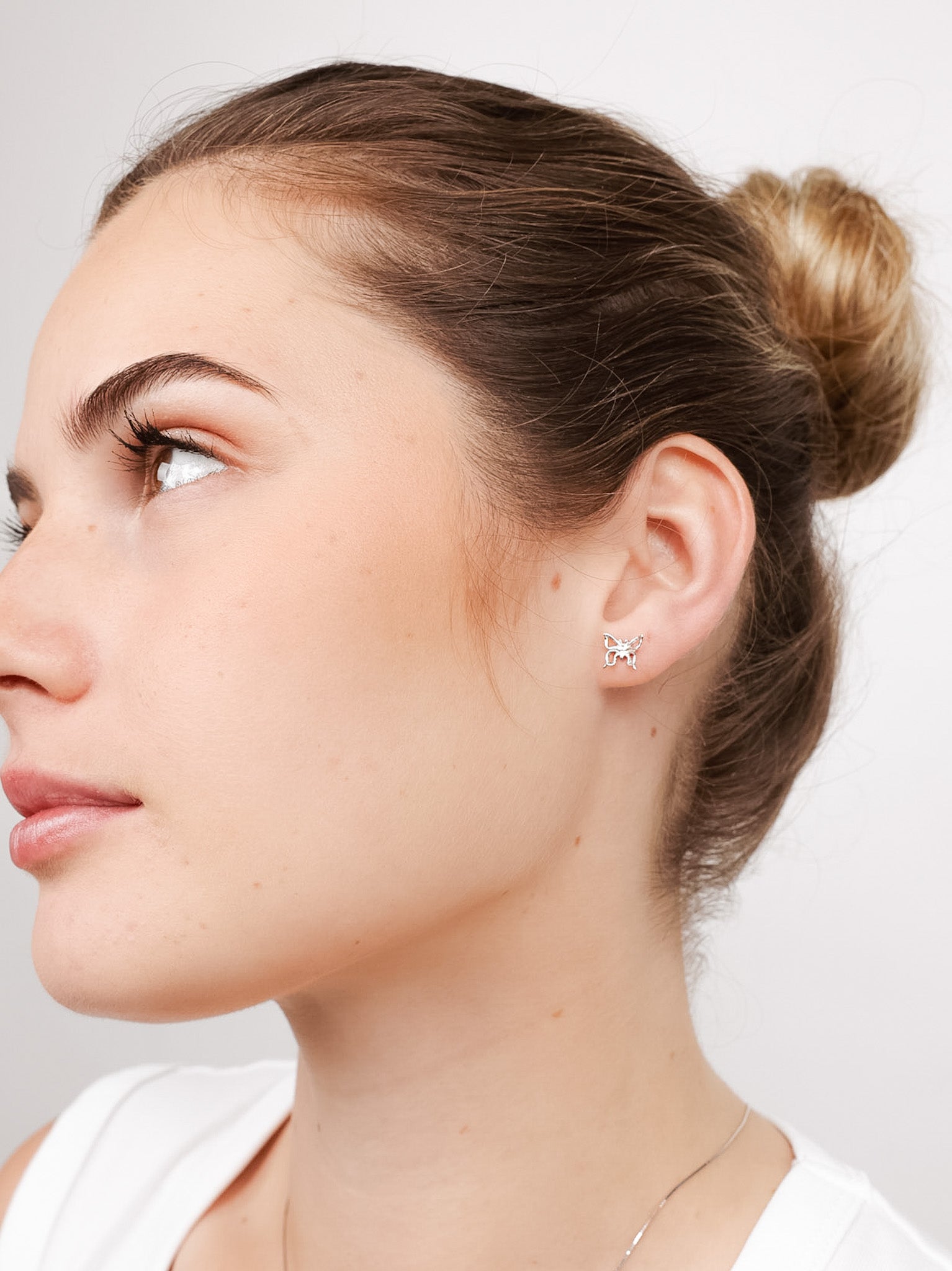 Gold Butterfly Earrings