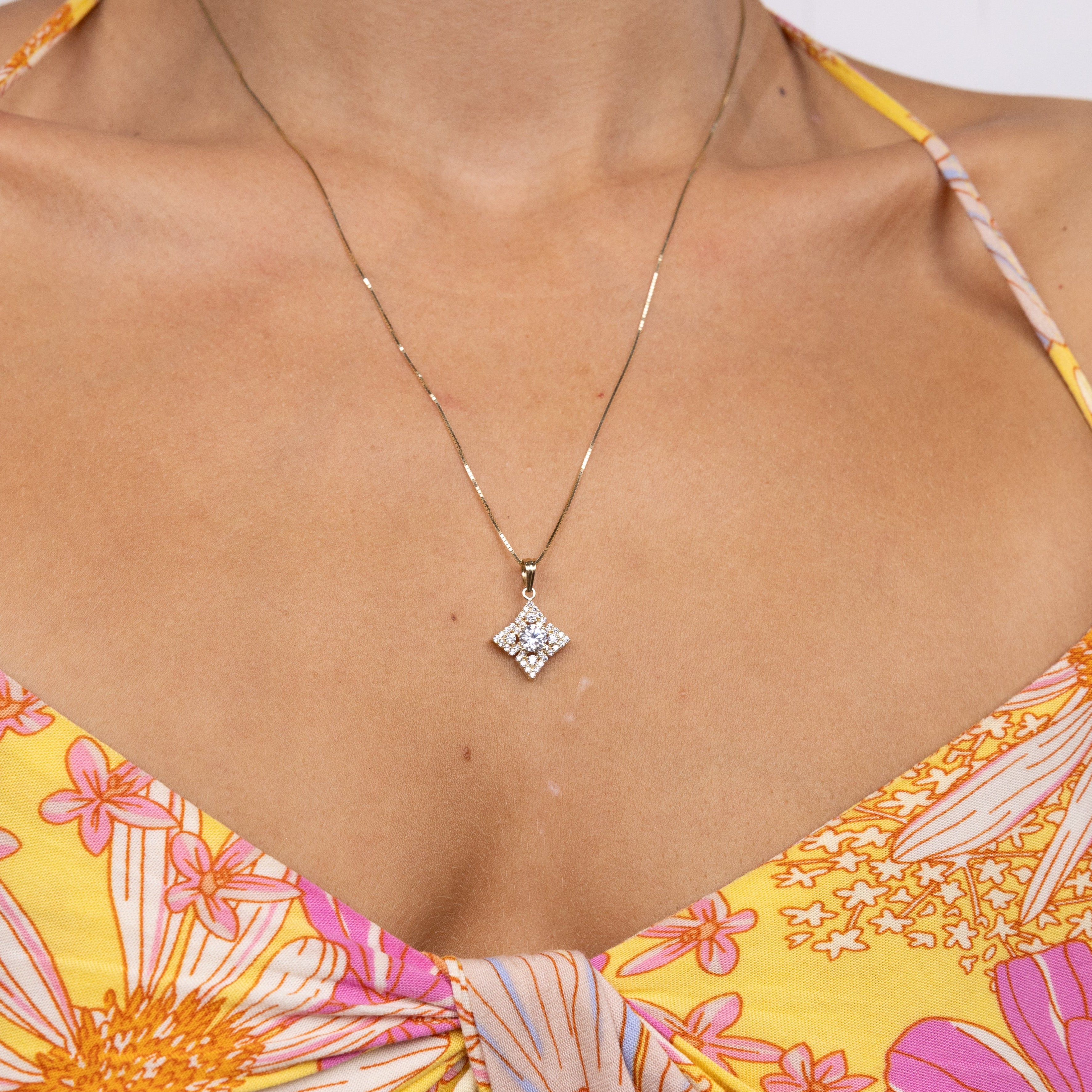 Heirloom Square Pendant