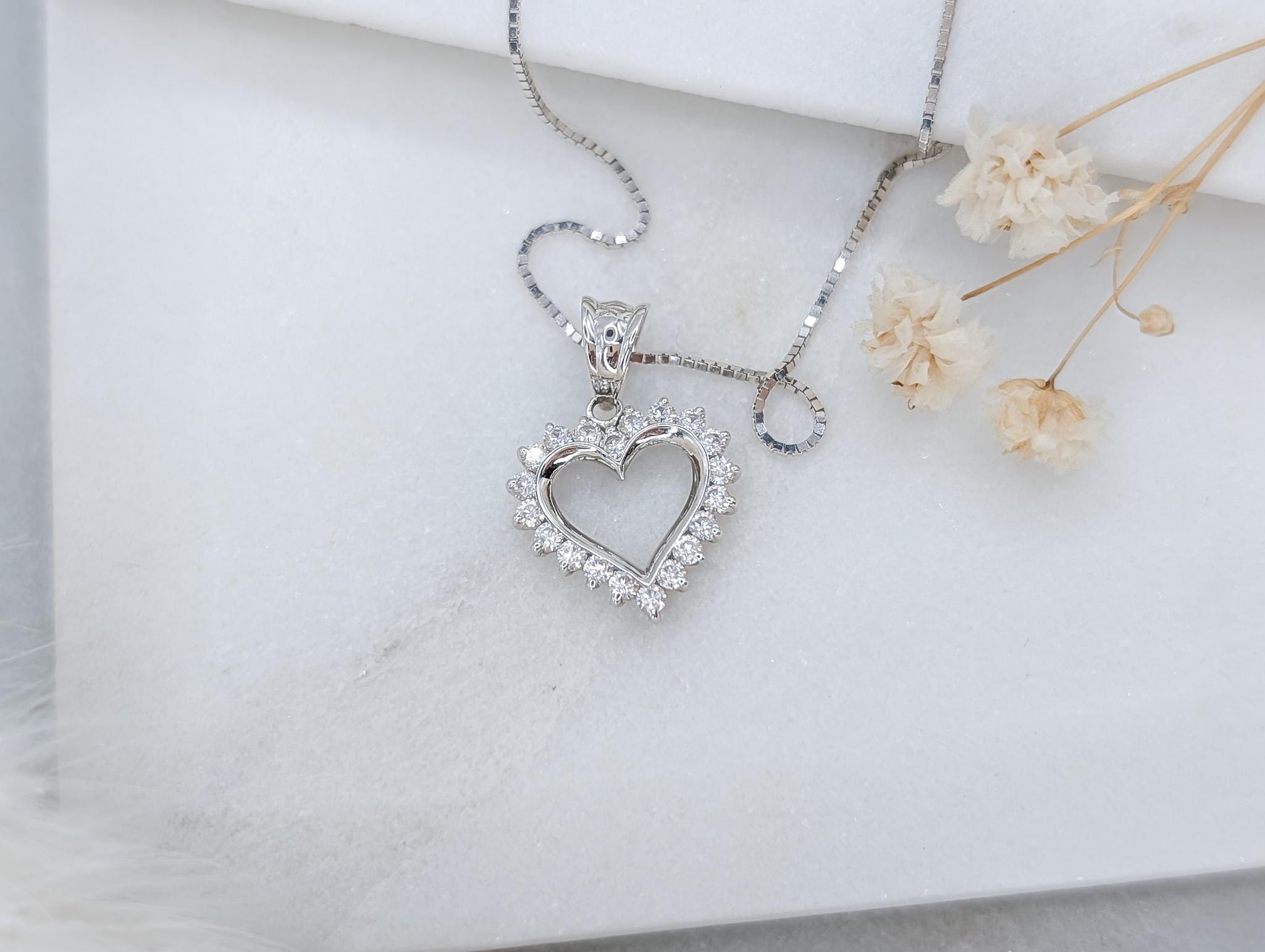 Modern Heart Pendant