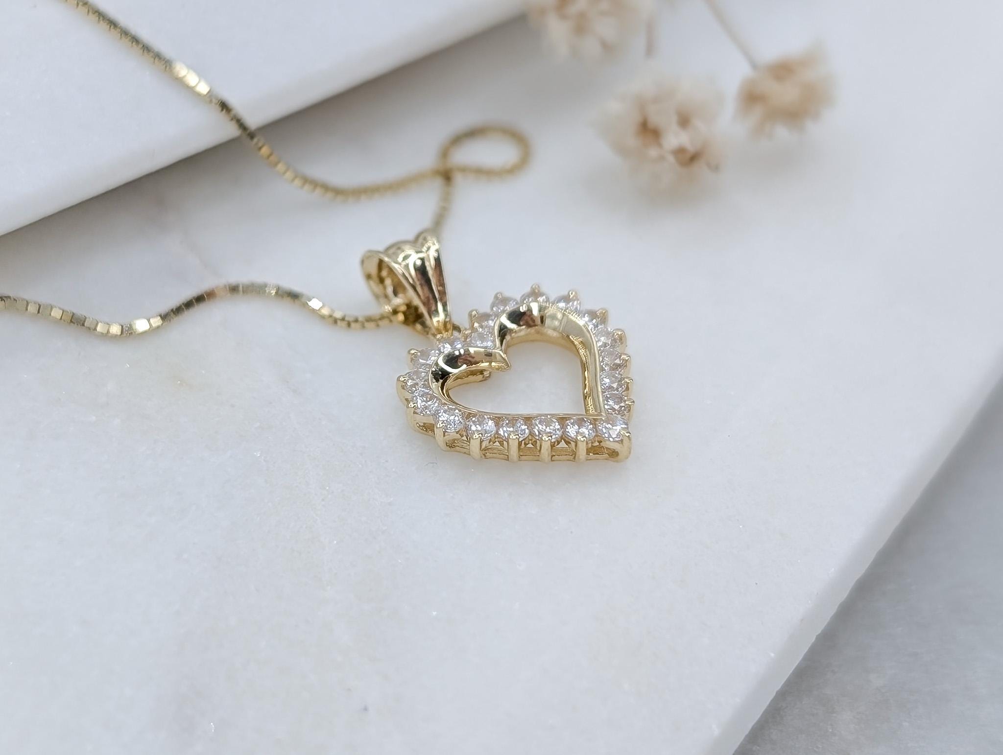 Modern Heart Pendant
