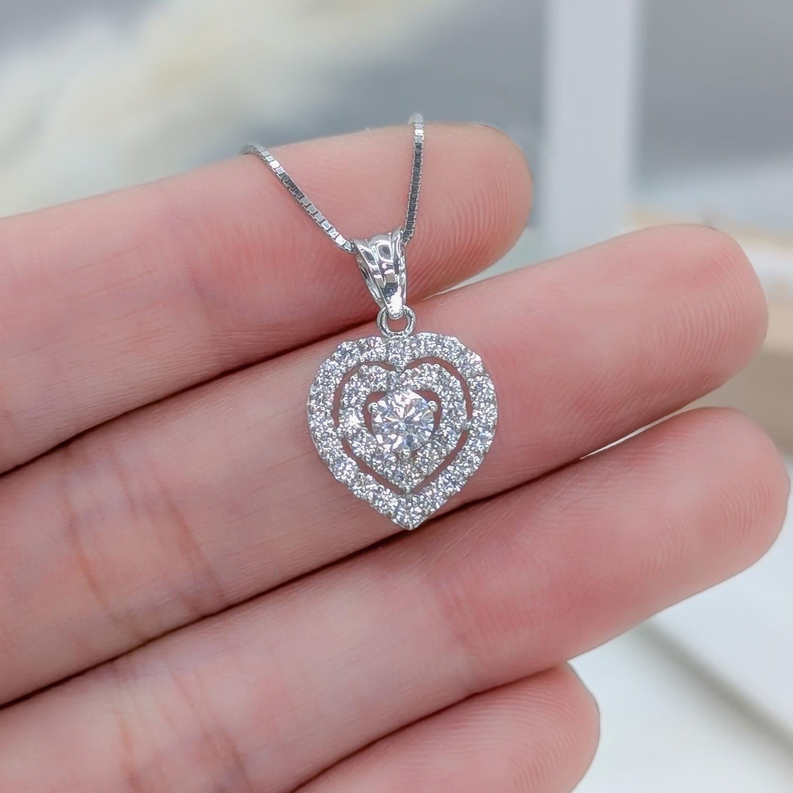Double Heart Pendant