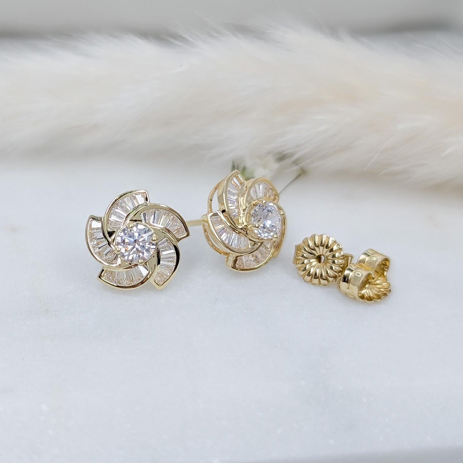 Vintage Star Earrings