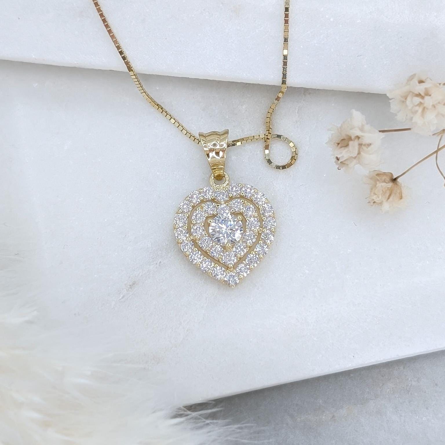 Double Heart Pendant