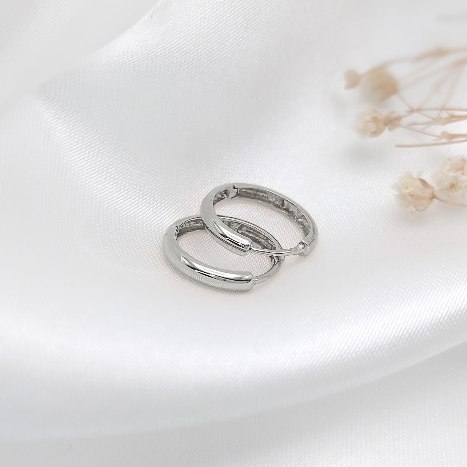 Polished Hoops- .925 Sterling Silver