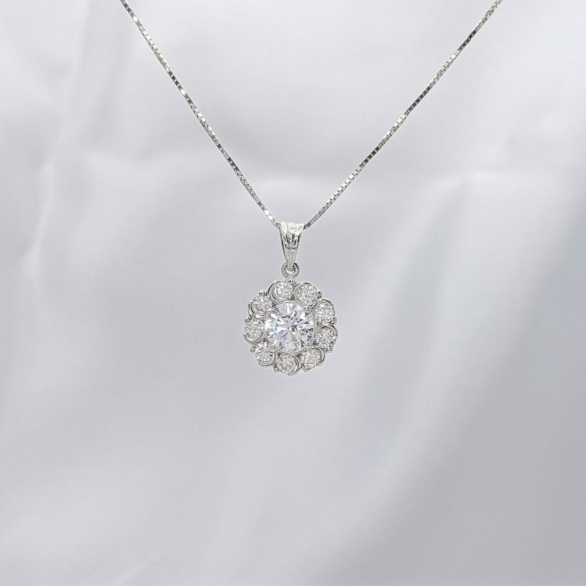 Moon Crest Pendant - .925 Sterling Silver