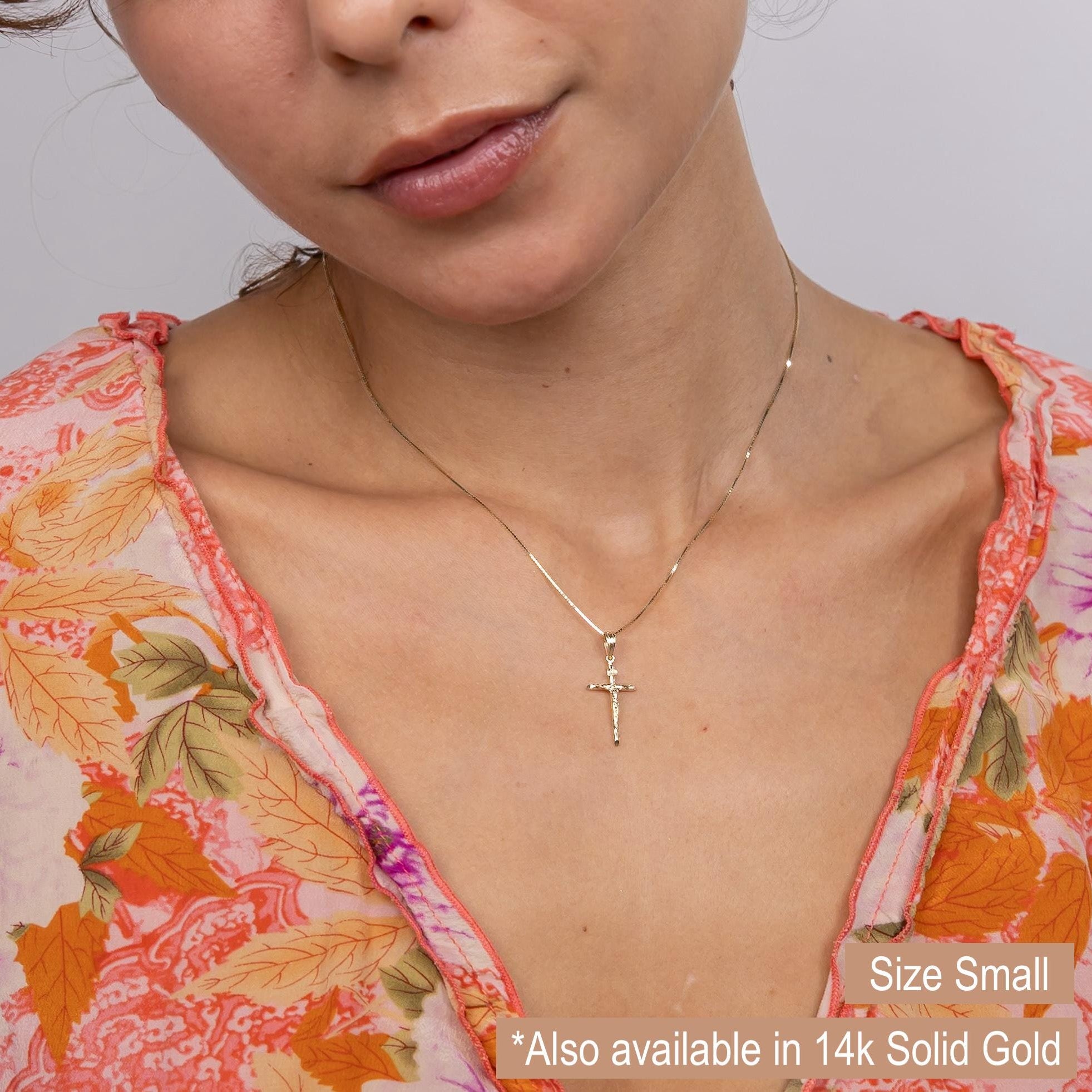 Crucifix Cross Pendant – .925 Sterling Silver