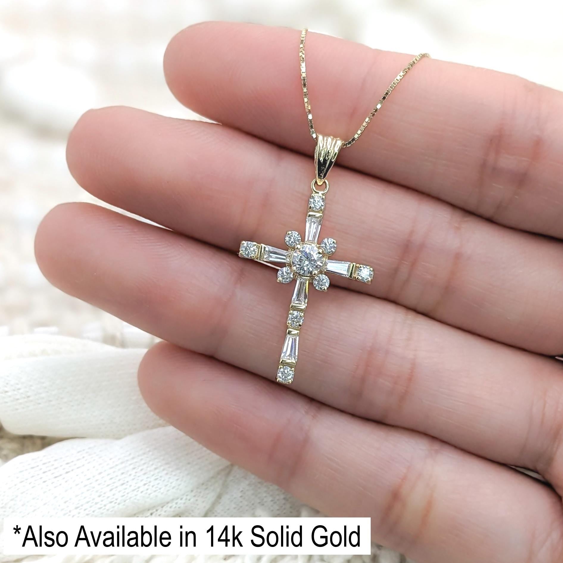 Petite Cross Pendant – .925 Sterling Silver