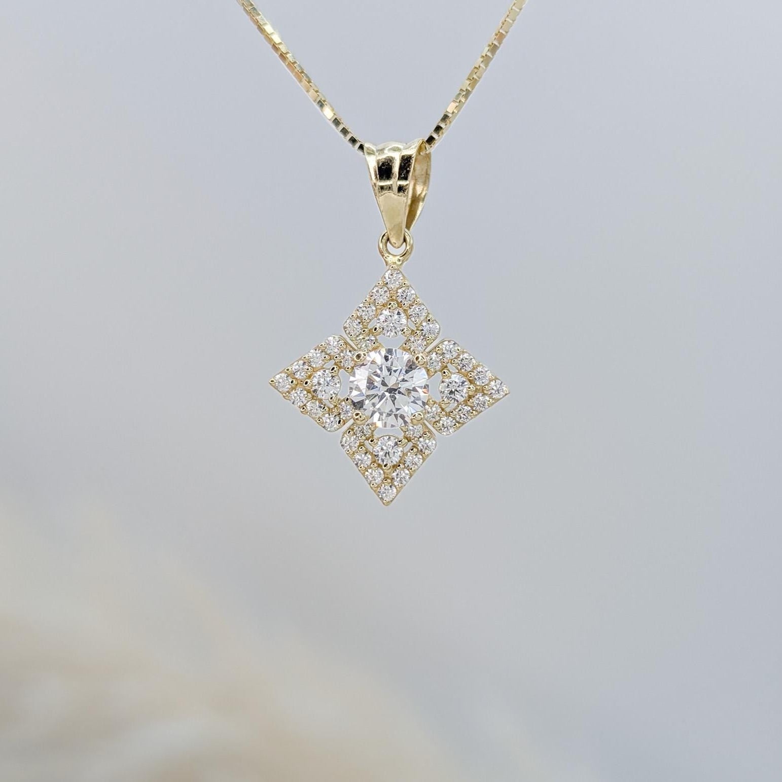 Heirloom Square Pendant