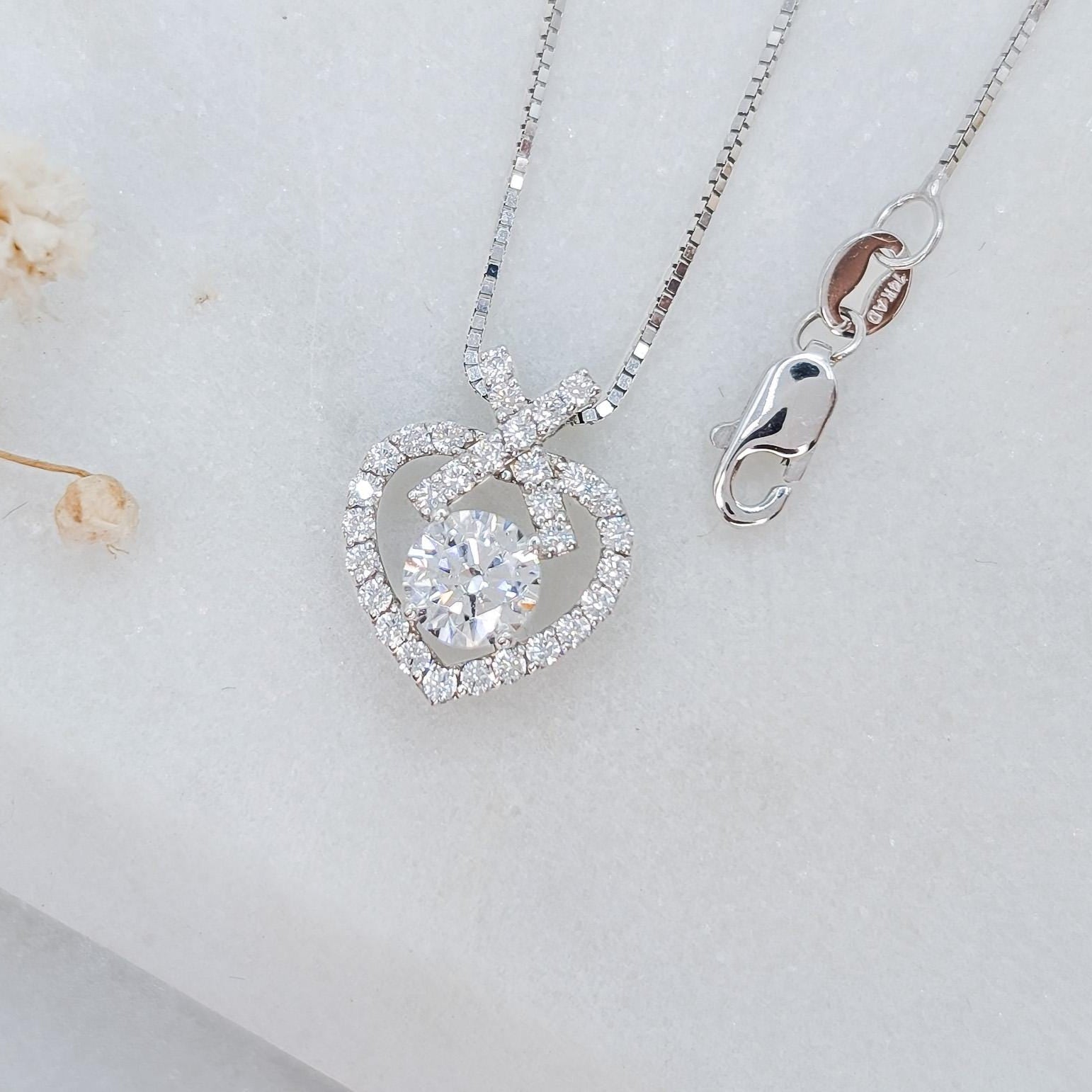 Eternal Pavé Heart Pendant