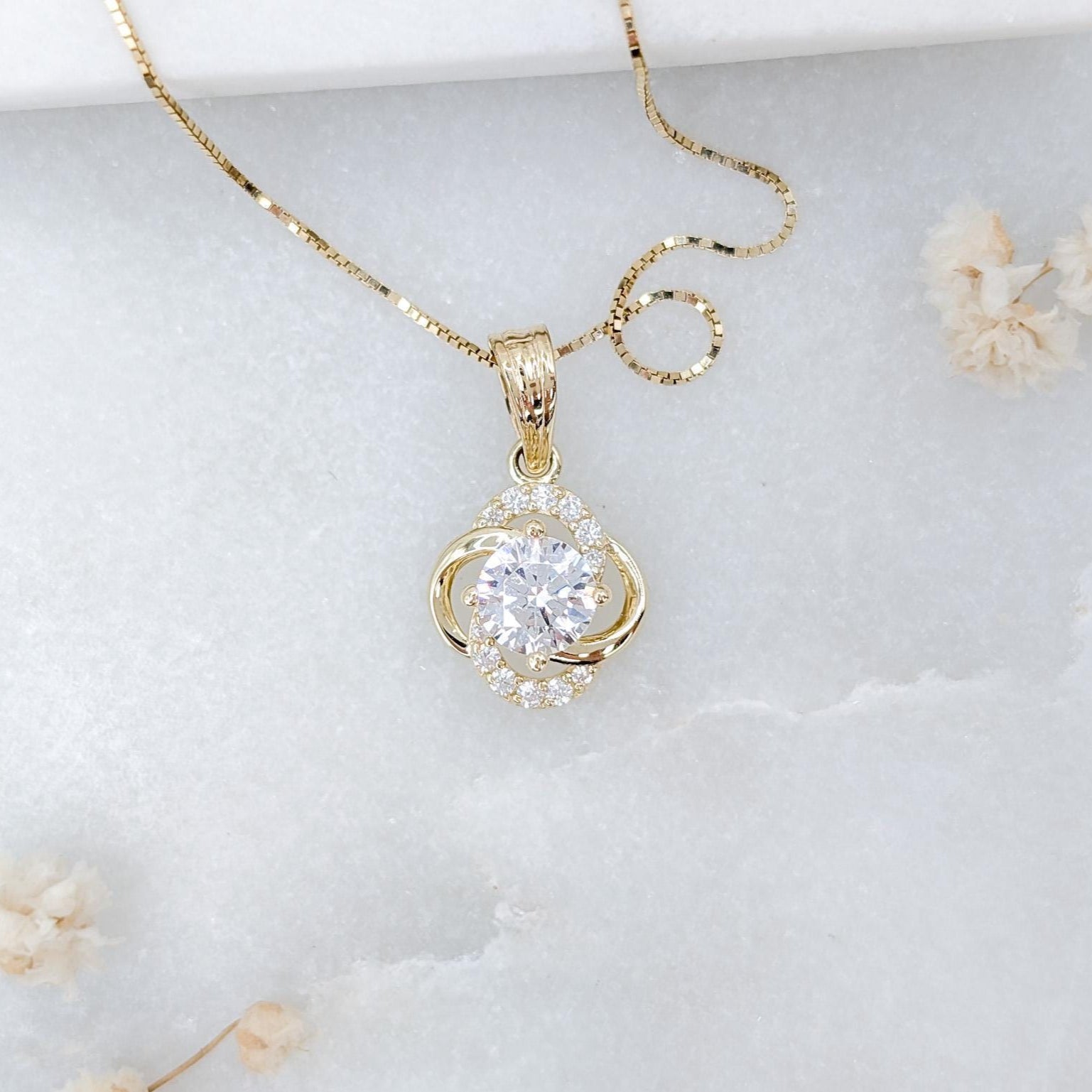 Love Knot Clover Charm