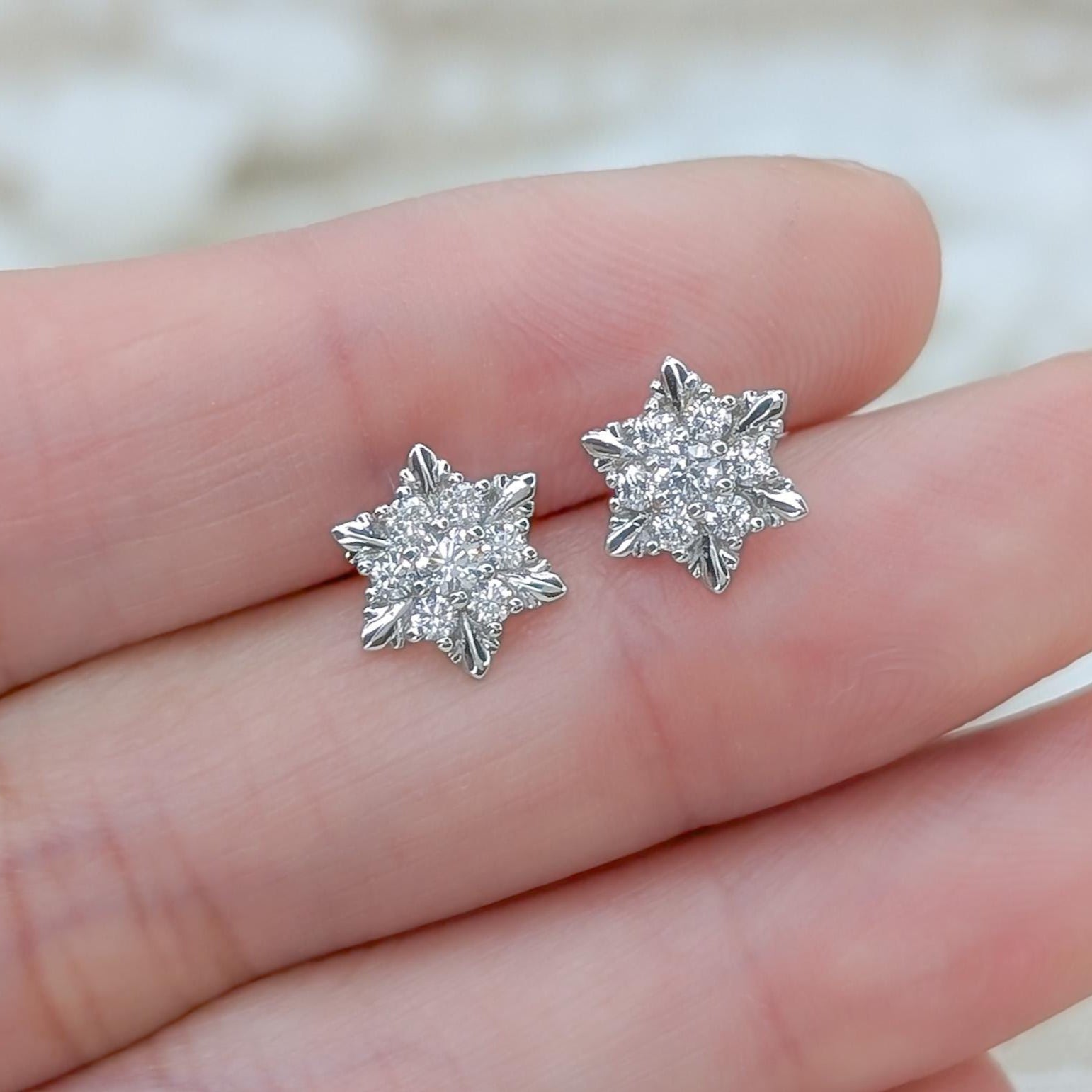 Small Starburst Stud Earrings