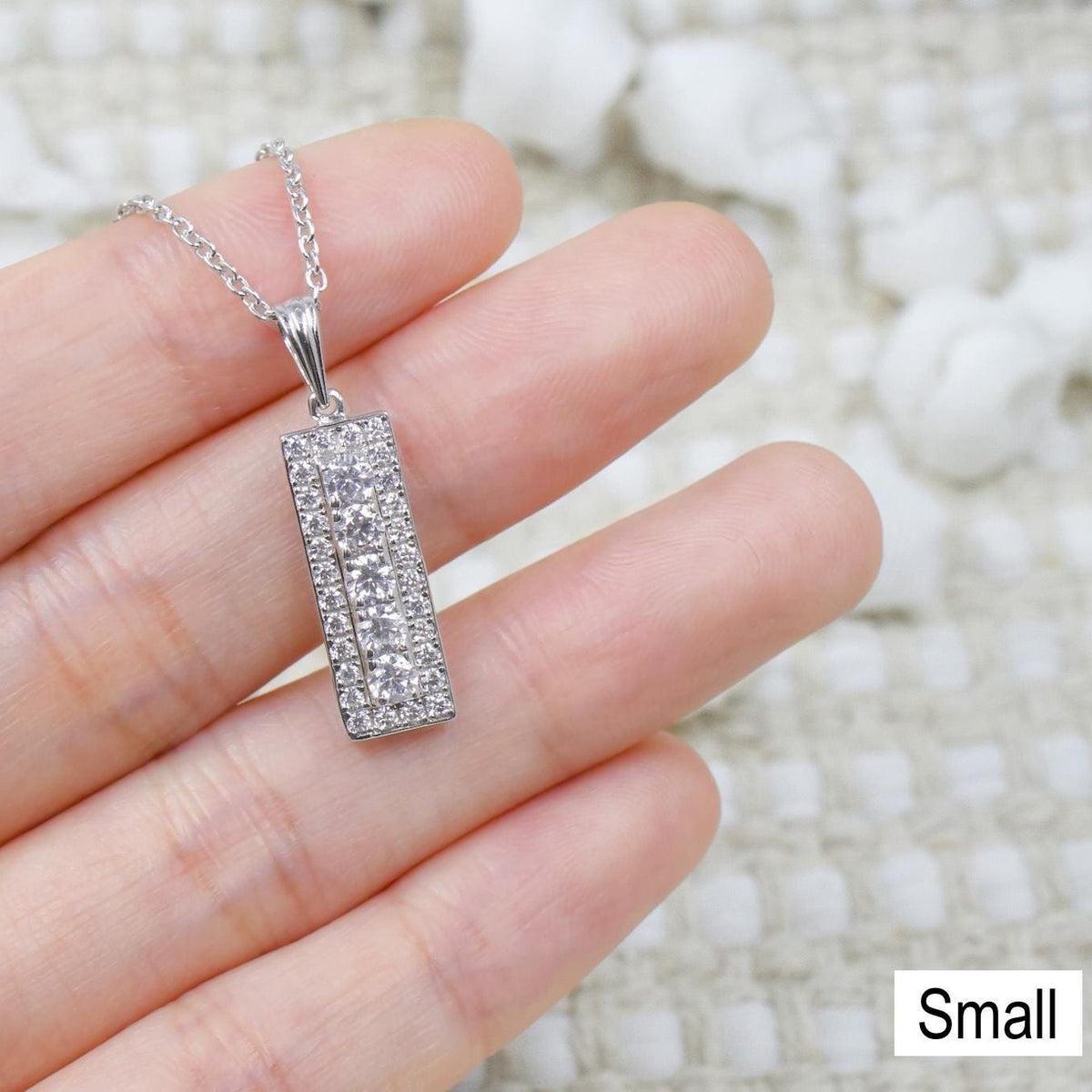 Classic Bar Pendant - .925 Sterling Silver