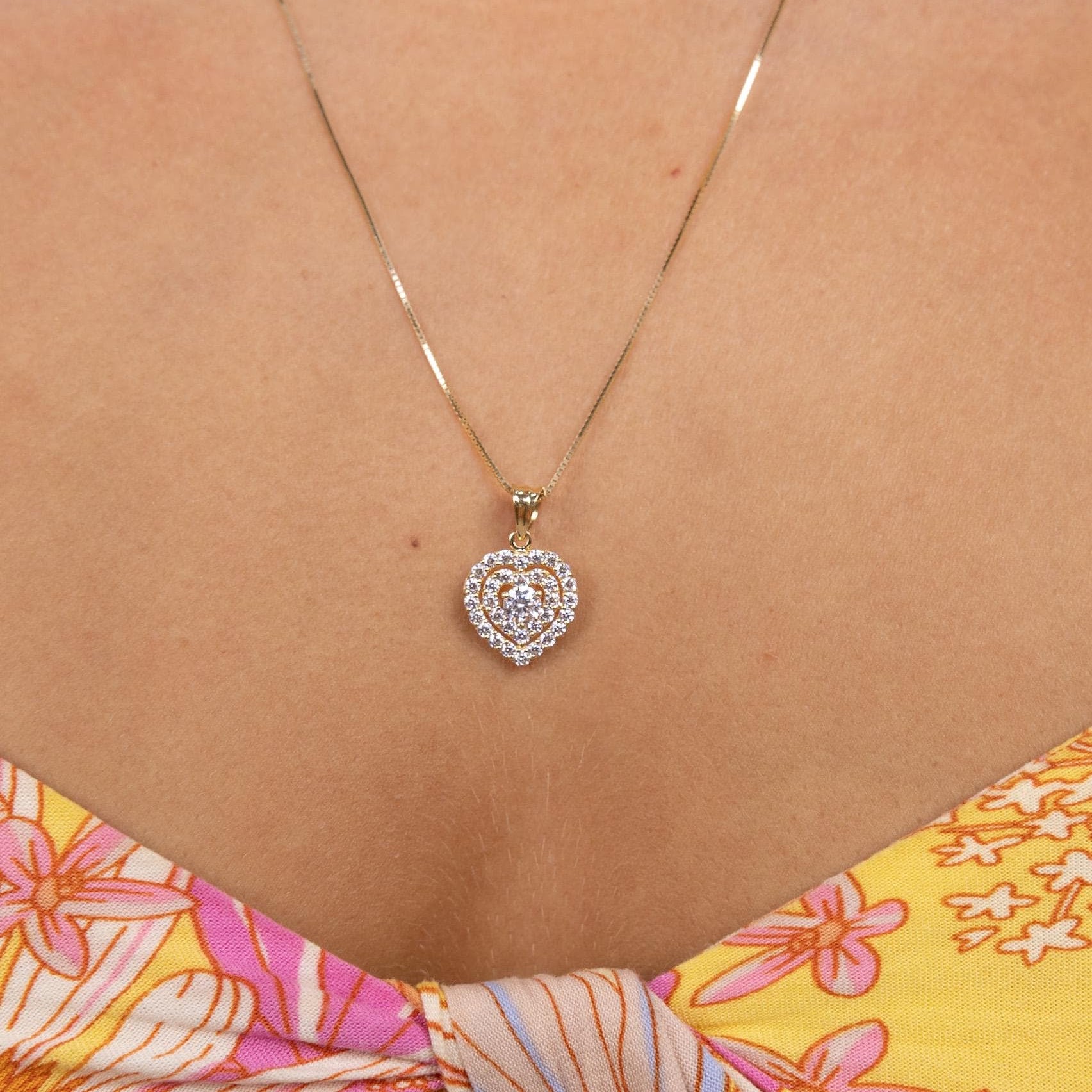 Double Heart Pendant
