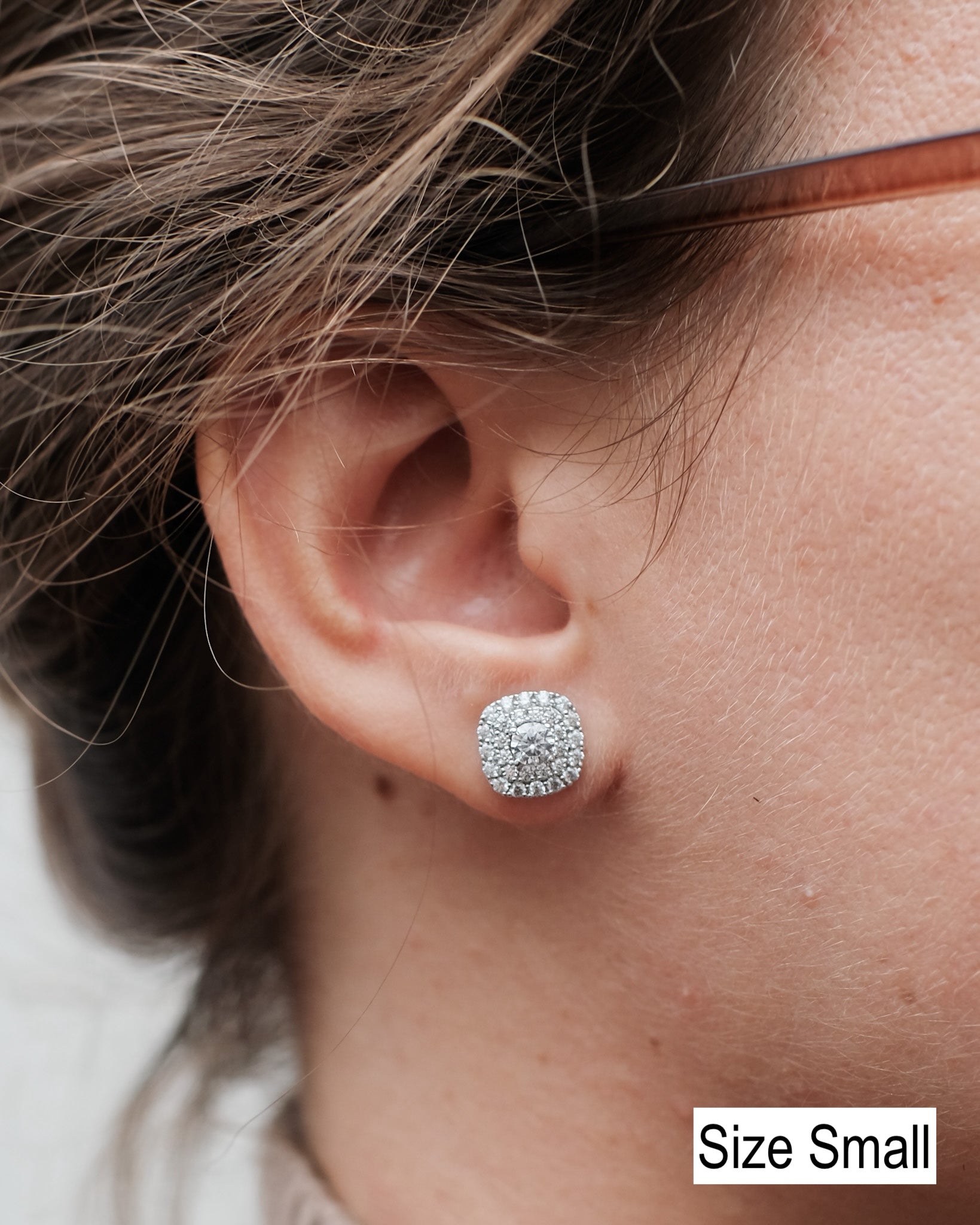 Square Cushion Earrings