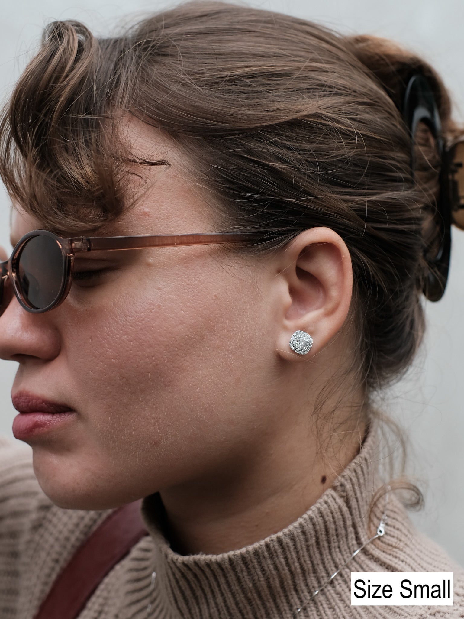 Square Cushion Earrings