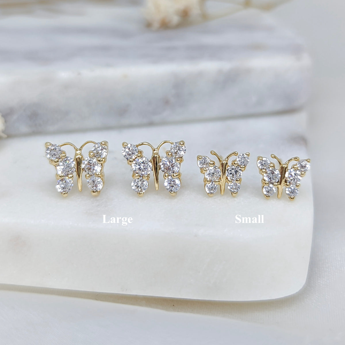 Dainty Butterfly Earring