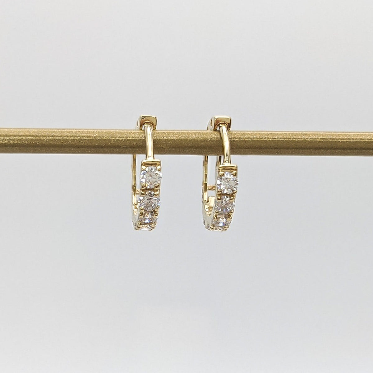 Pavé Hoop Earrings