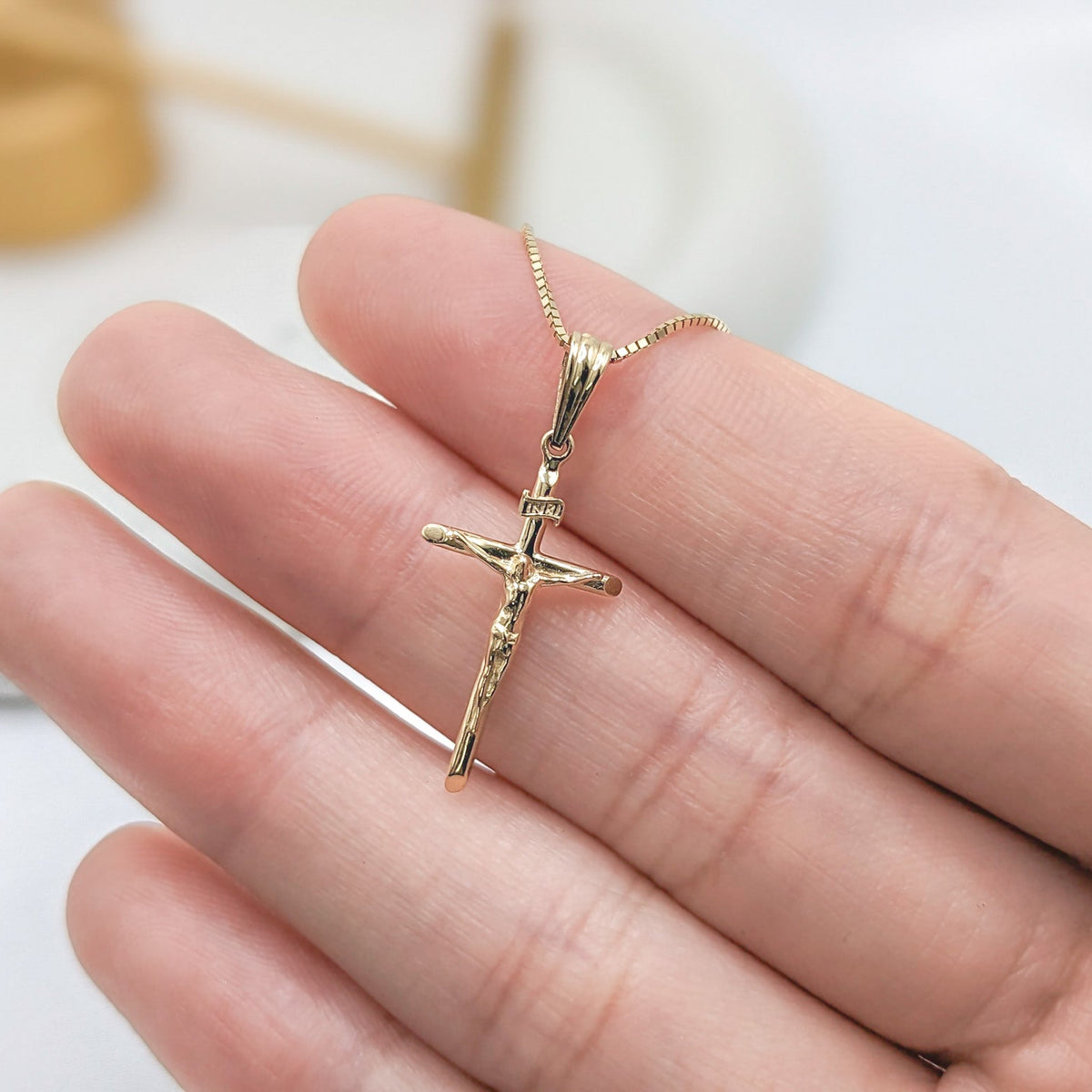 Small Crucifix Cross Pendant