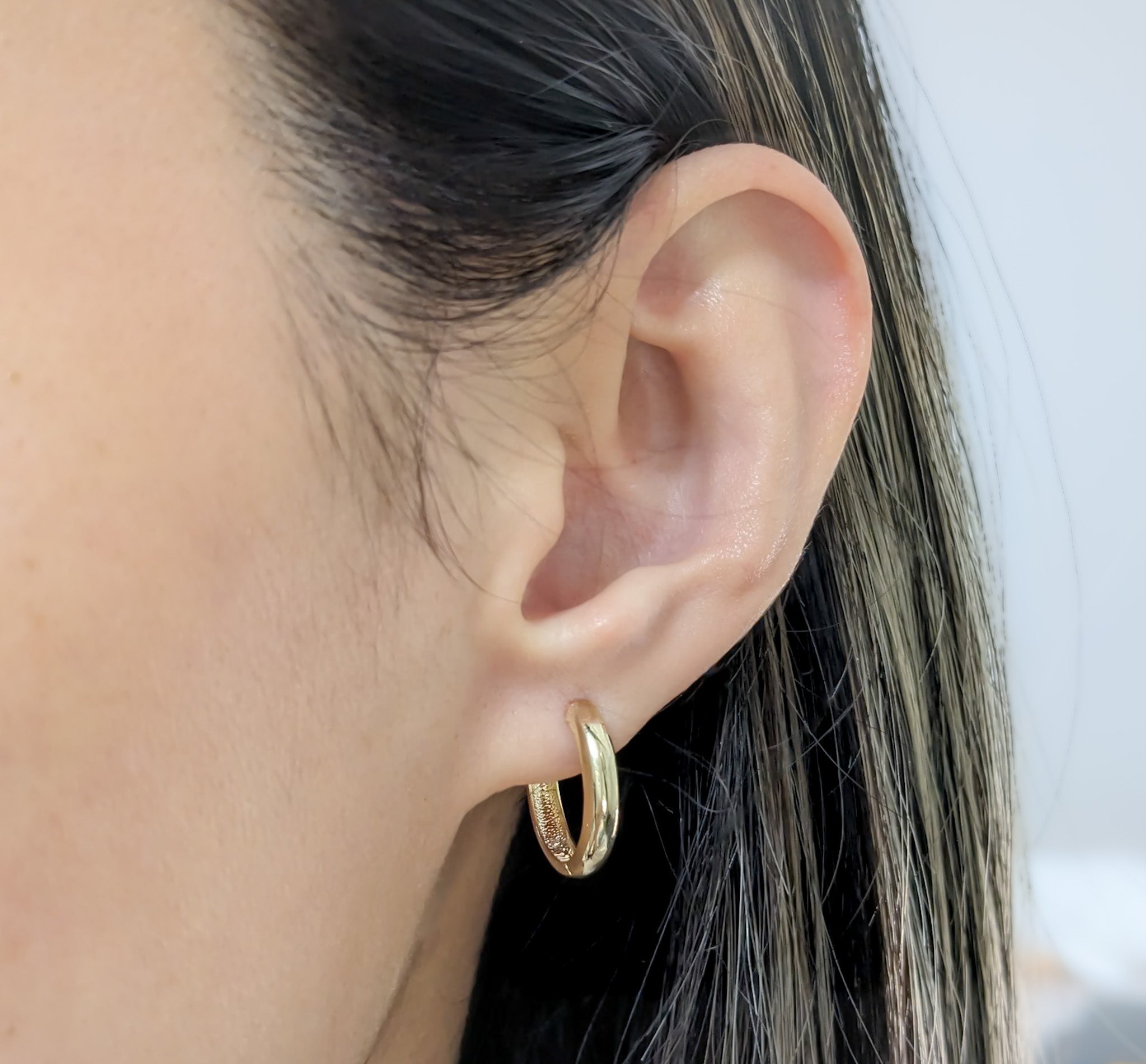 X-Large Gold Hoops- 17.5mm
