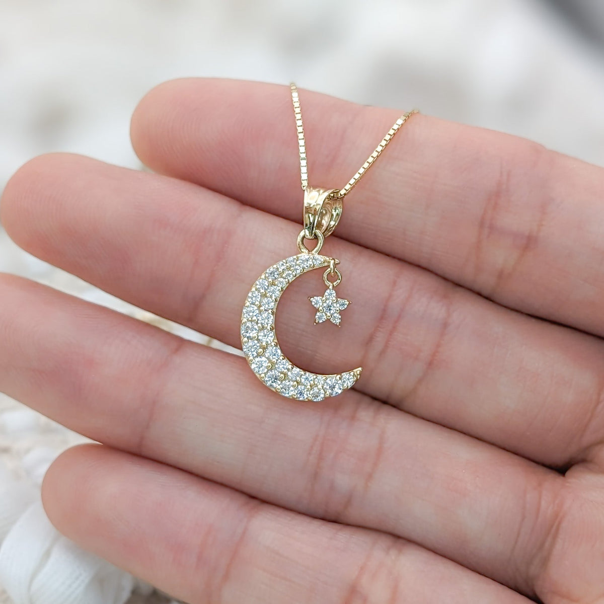 Stars and Moon Pendant