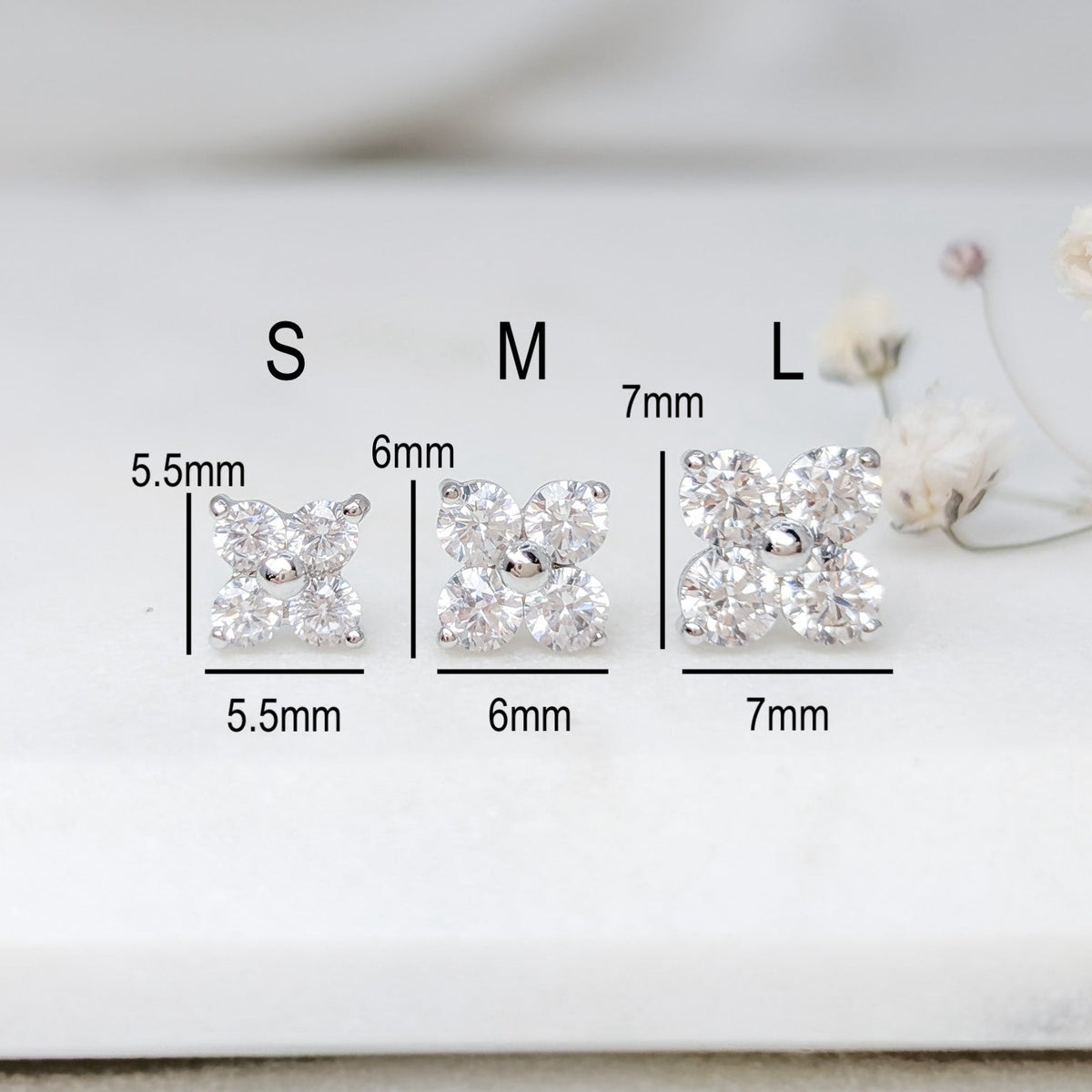 Clover Cluster Earrings