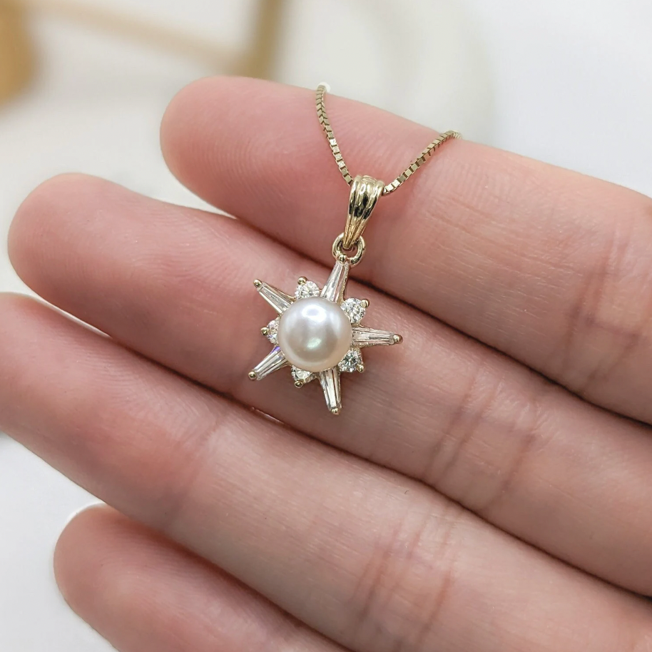 Pearl Star Pendant