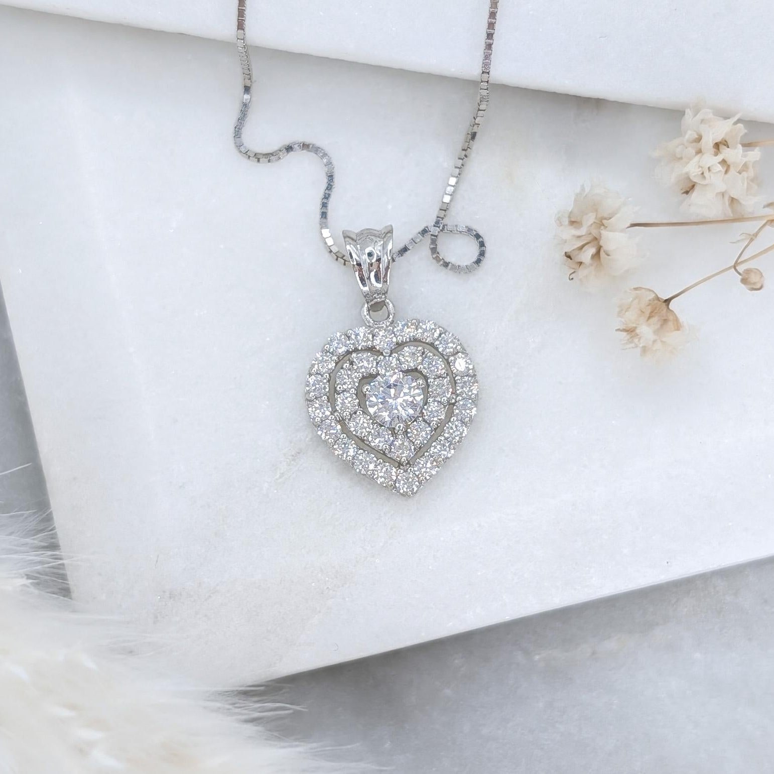 Double Heart Pendant