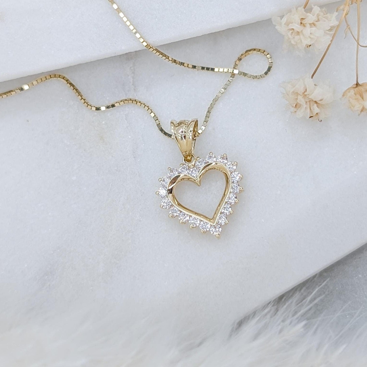 Modern Heart Pendant