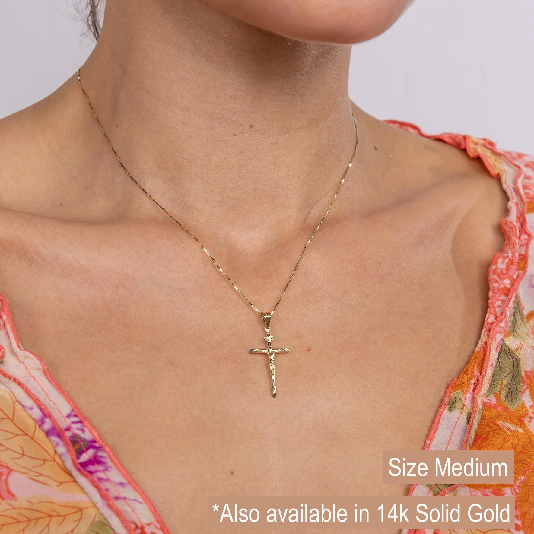Crucifix Cross Pendant – .925 Sterling Silver