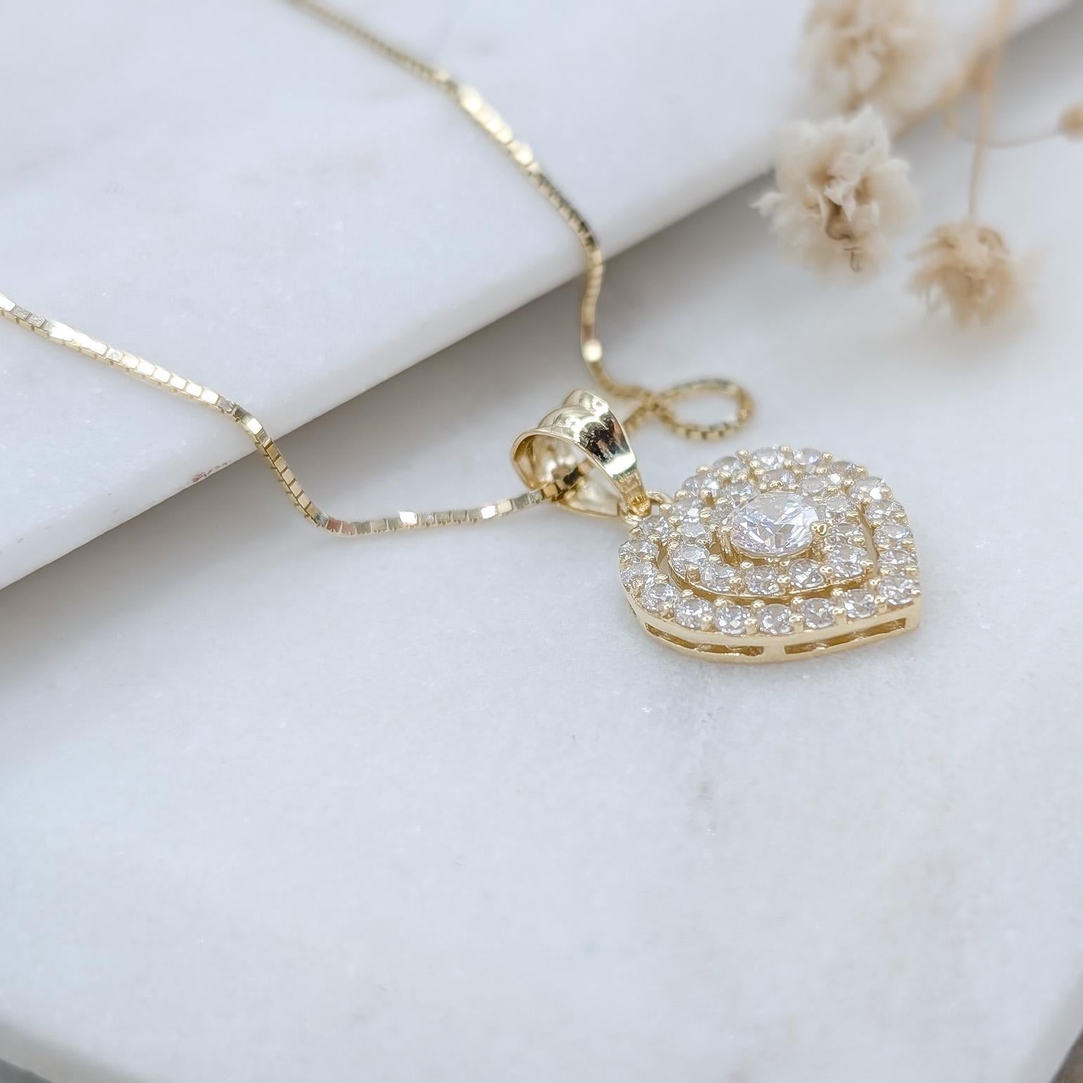 Double Heart Pendant