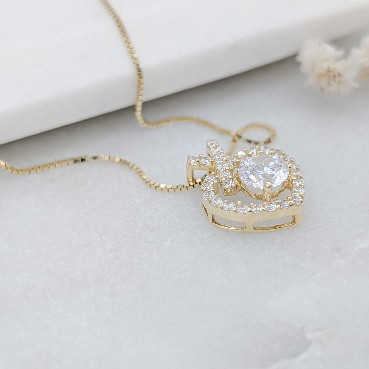 Eternal Pavé Heart Pendant