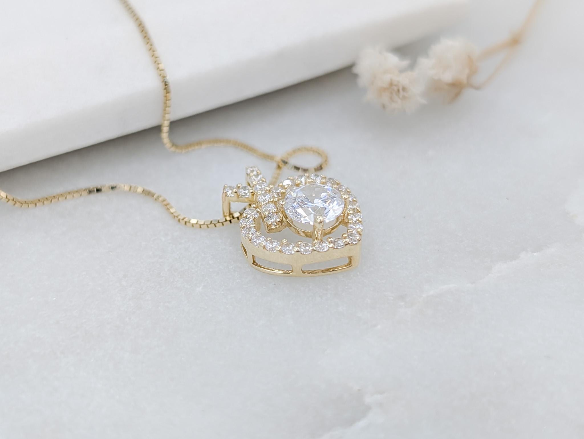 Eternal Pavé Heart Pendant